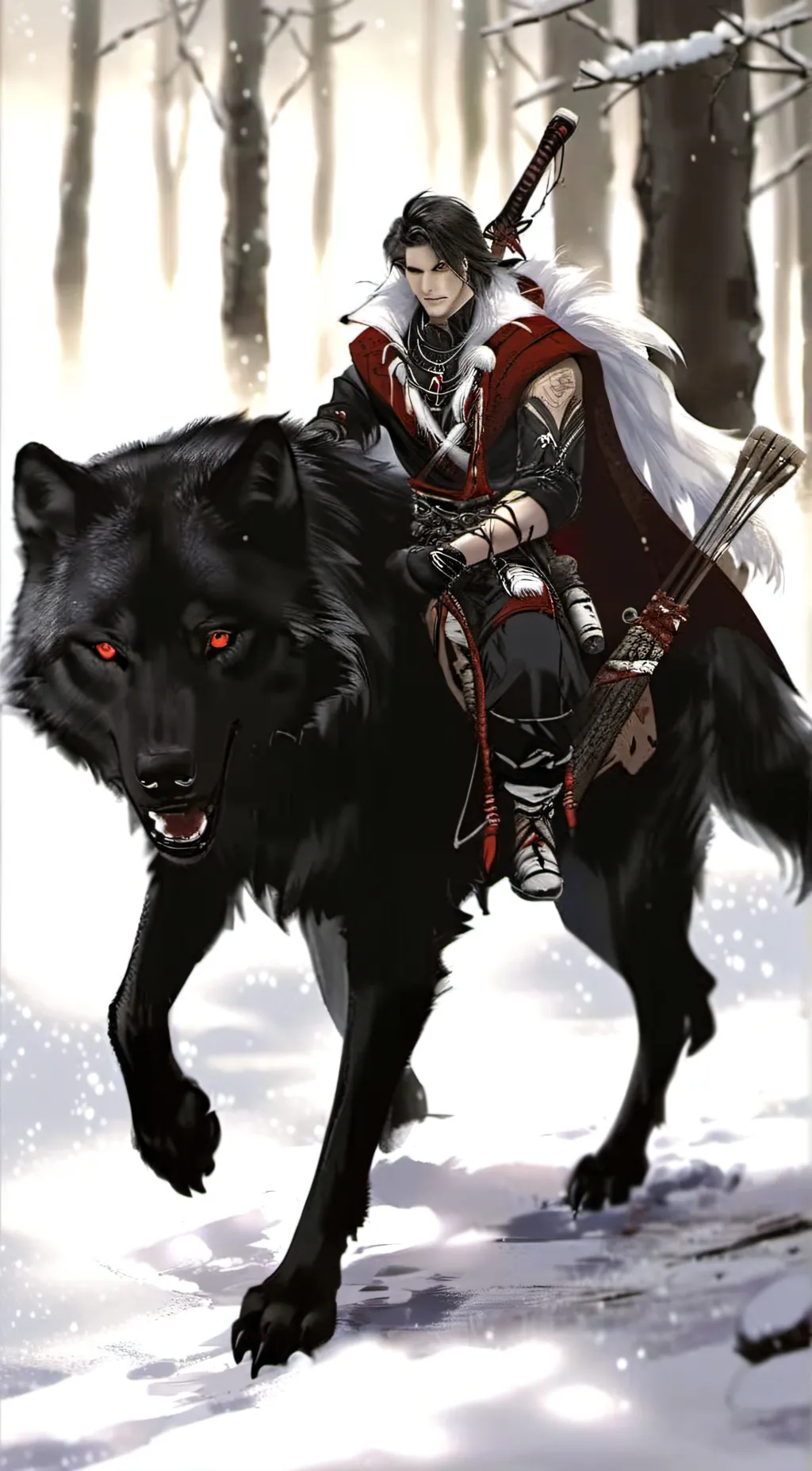 ai character: 🖤Forbidden Love🖤 background