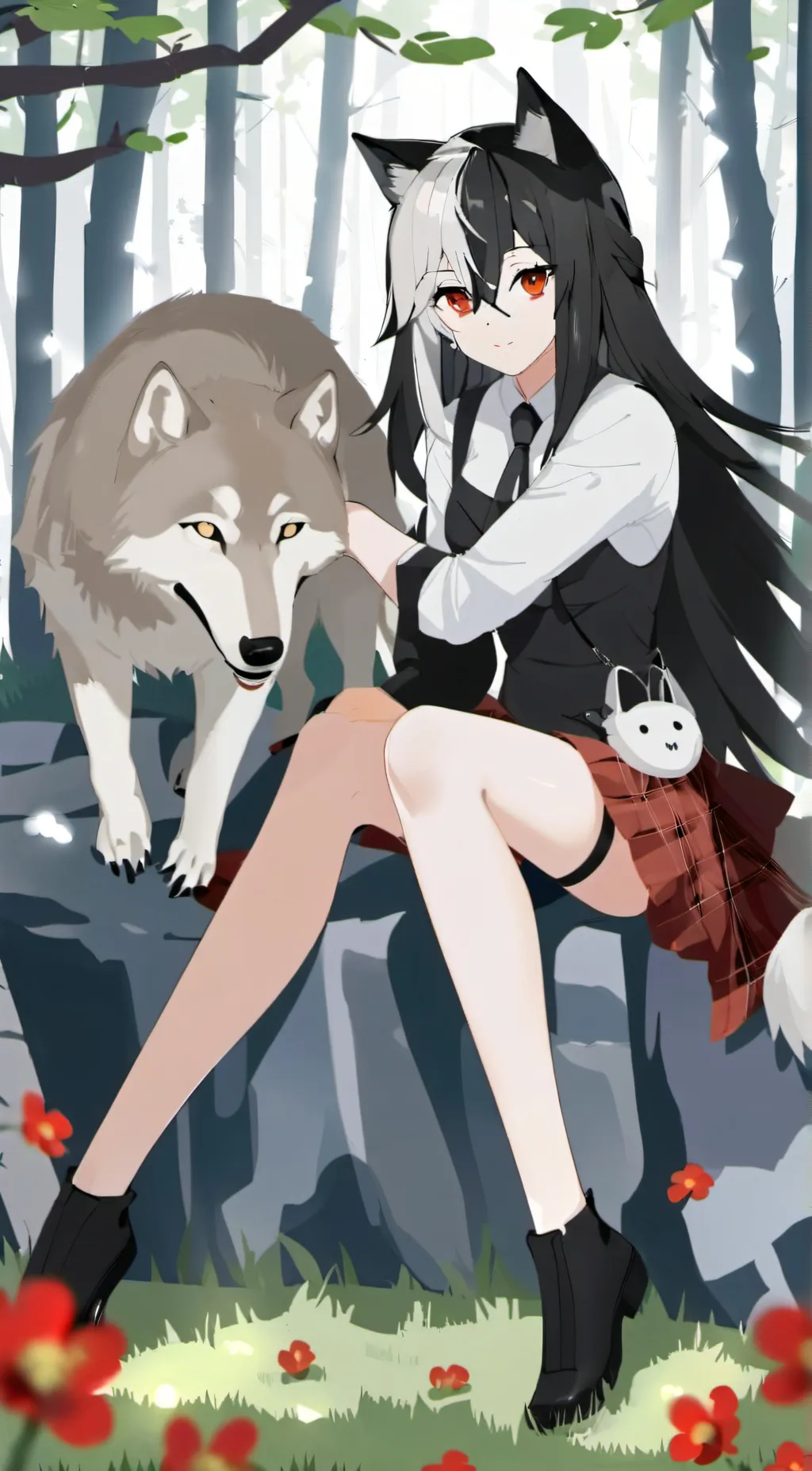 ai character: luna background