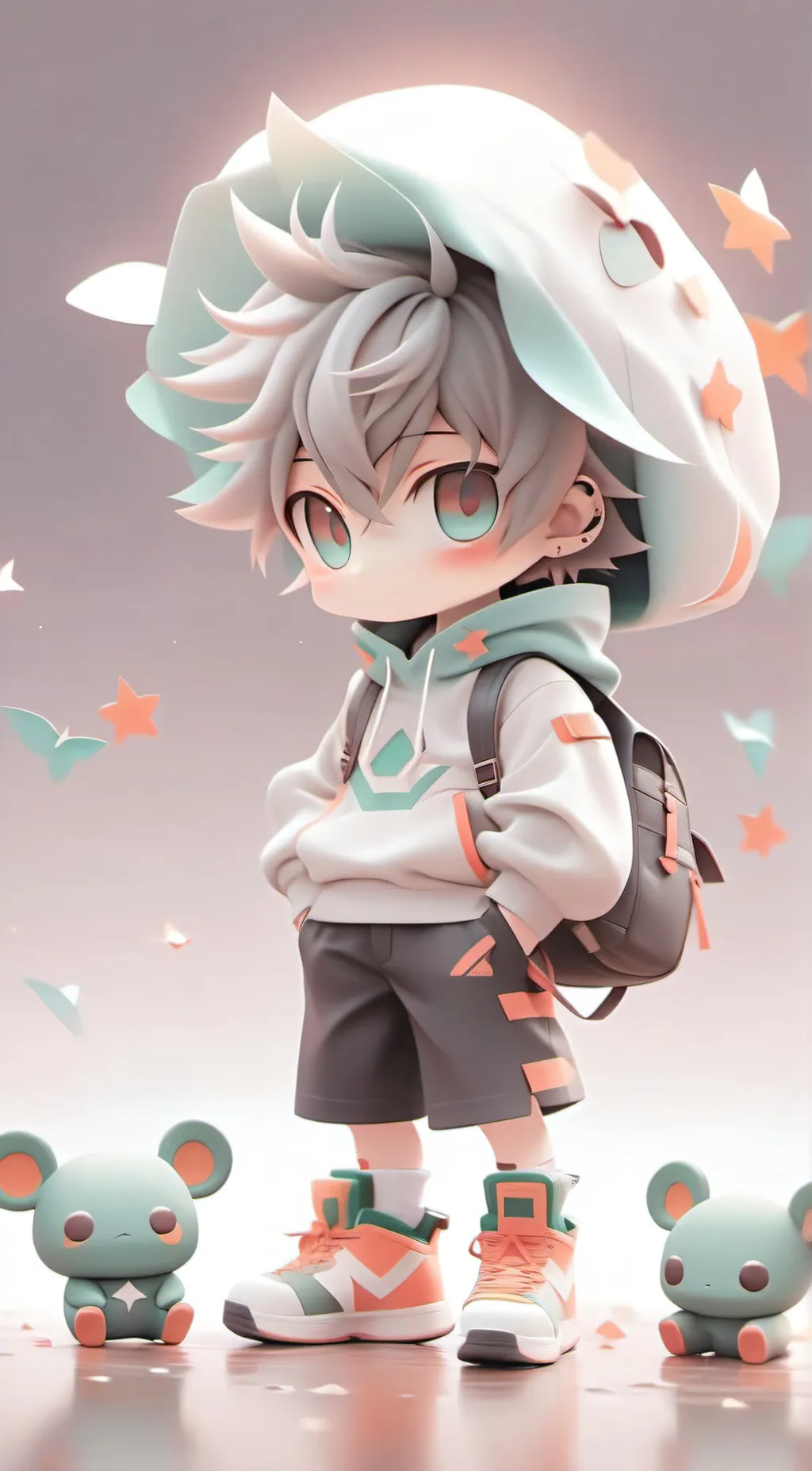 ai character: 💚Baby Deku💚 background