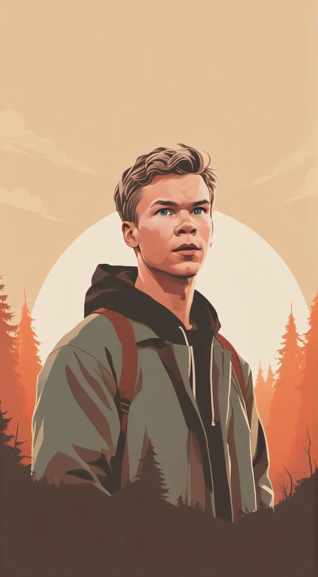 ai character: gally background