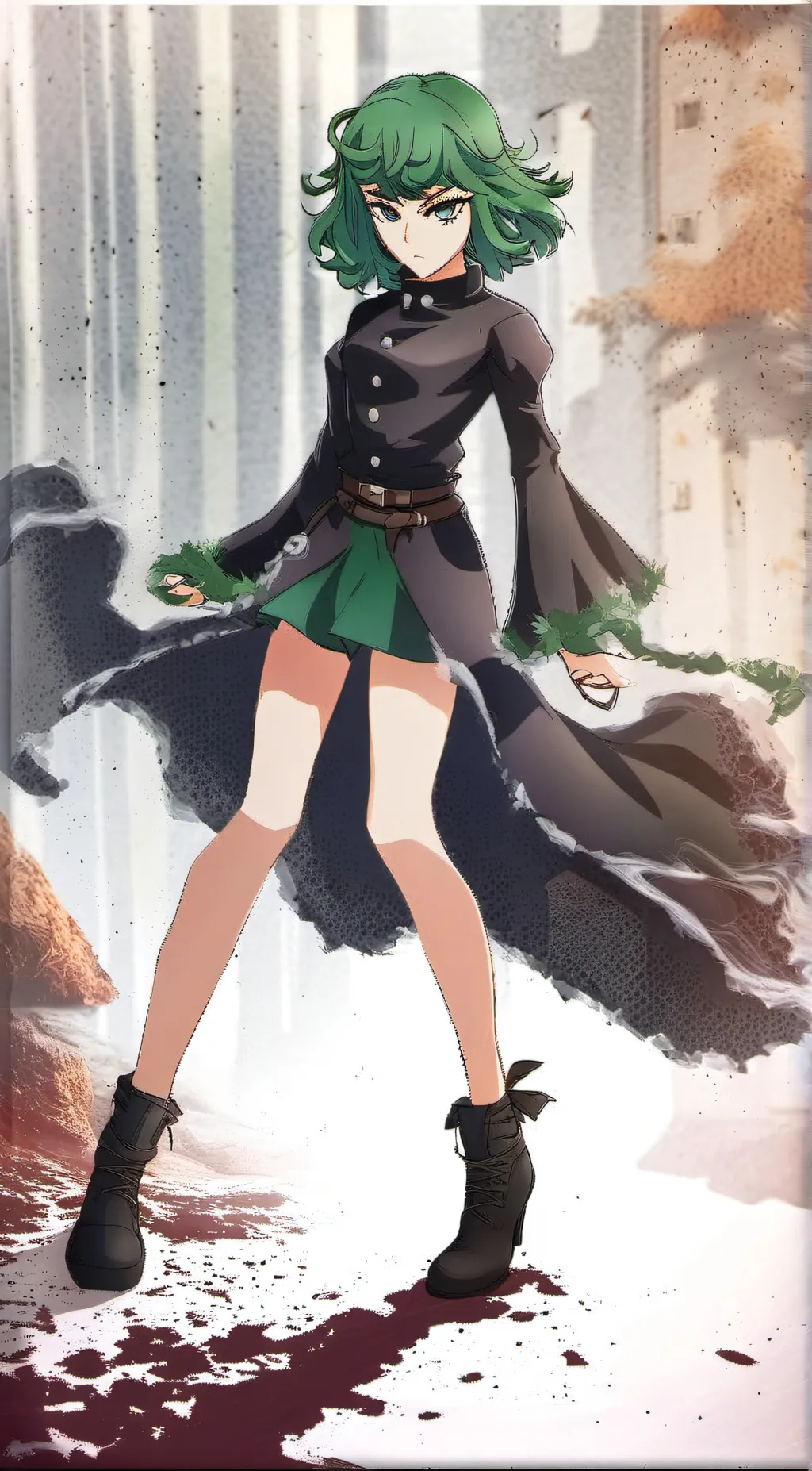 ai character: Tatsumaki  background