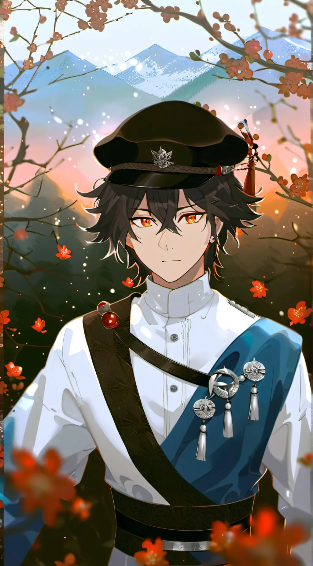 ai character: Techo bsd background