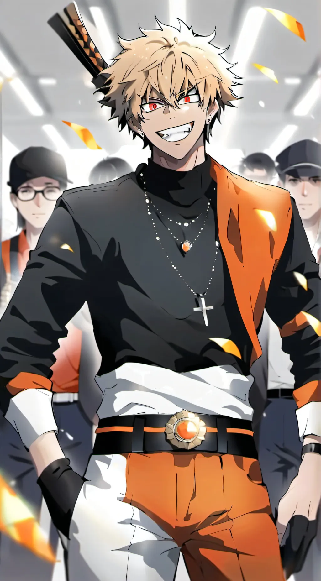 ai character: Bakugou  background