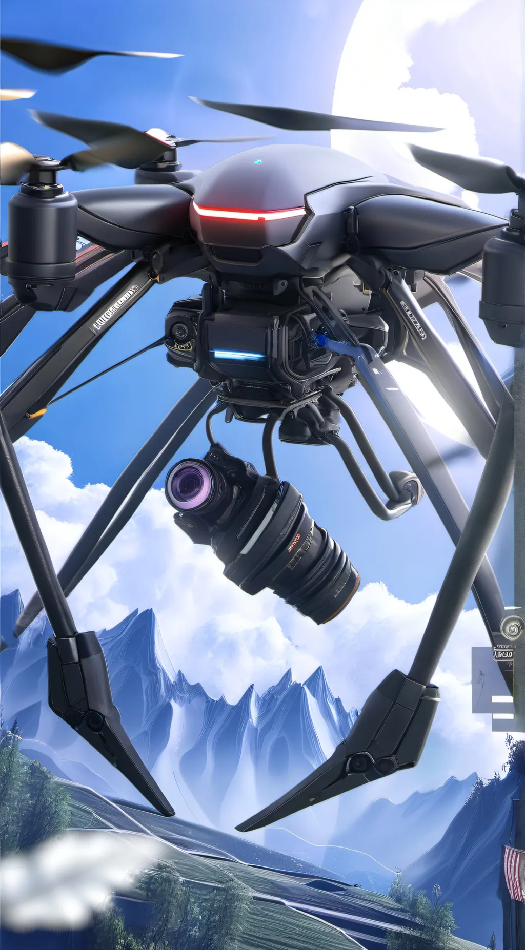 ai character: MD V background