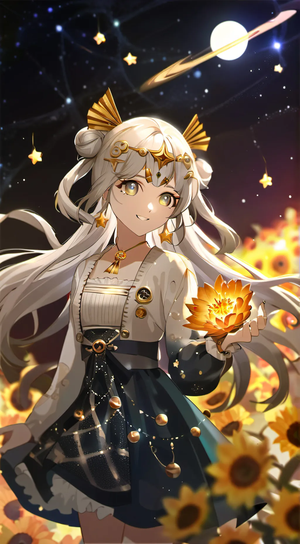 ai character: Sunny background