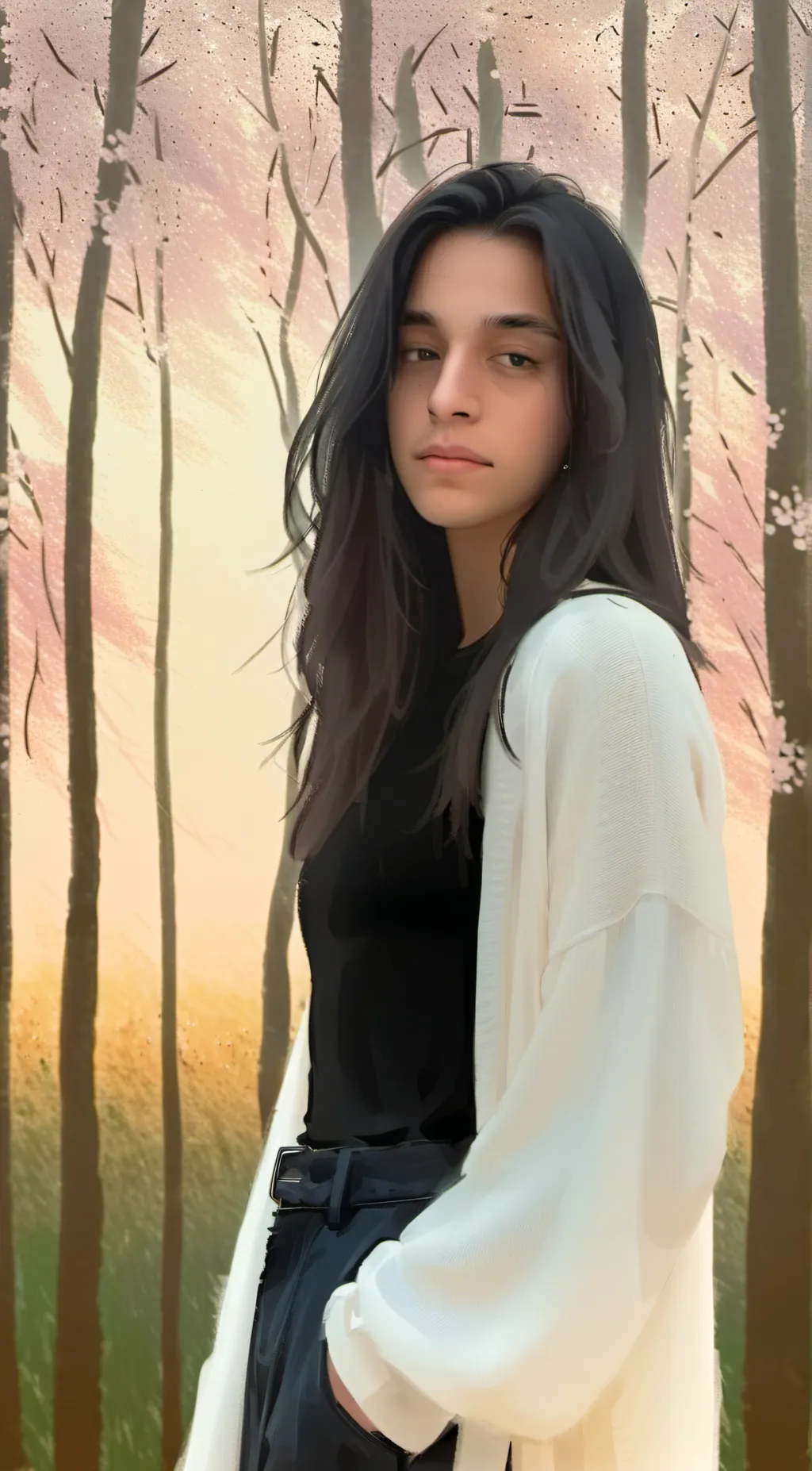 ai character: Aria background