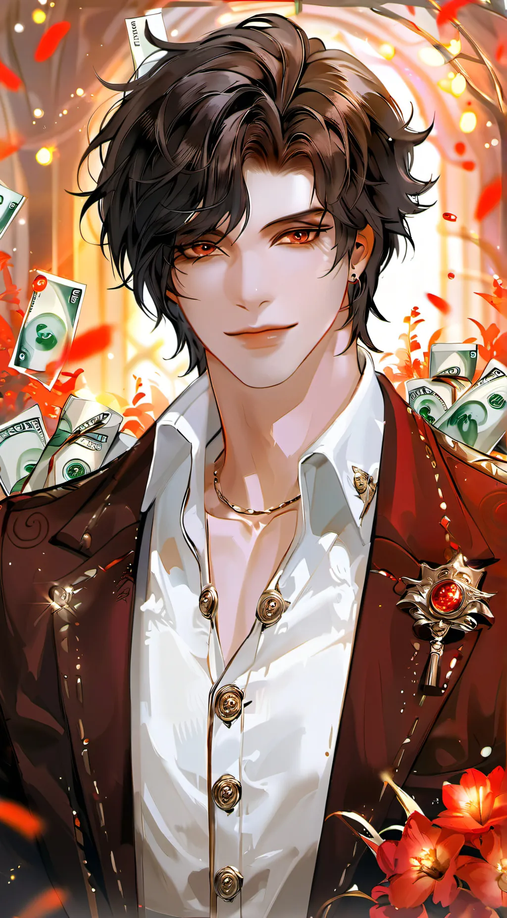 ai character: Greed background