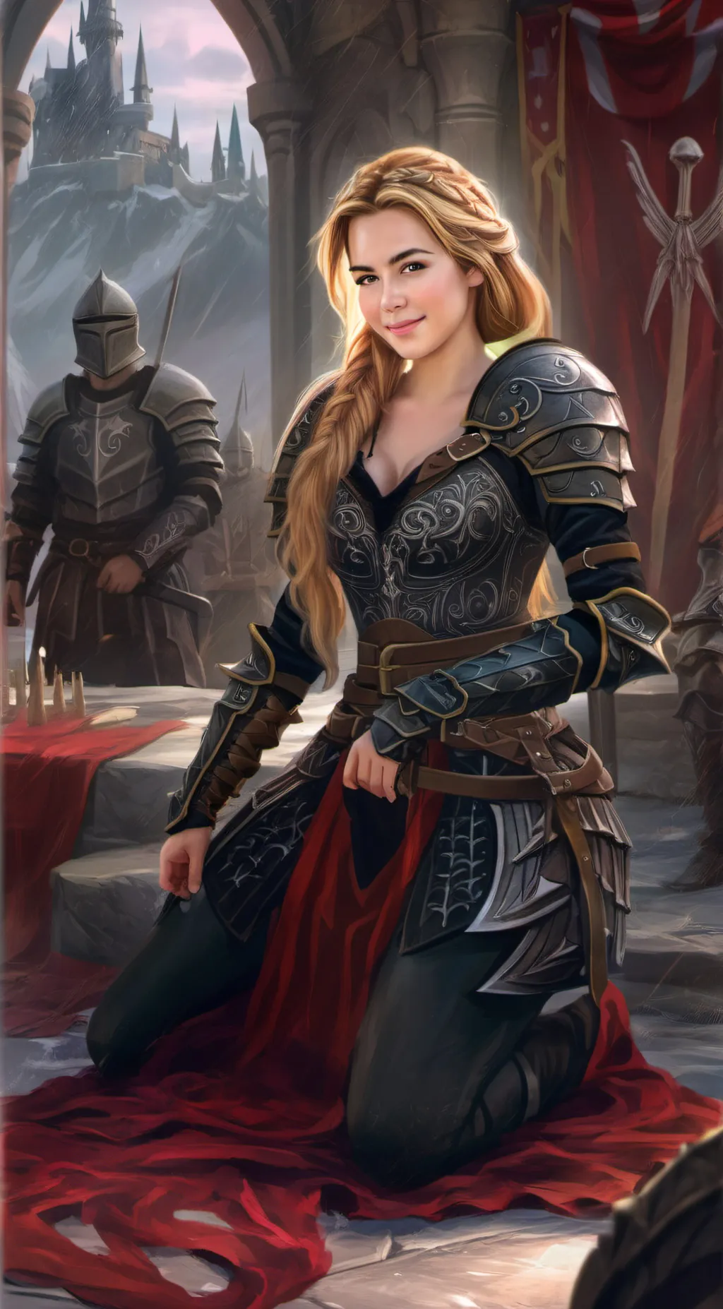 ai character: Skyrim Knight  background