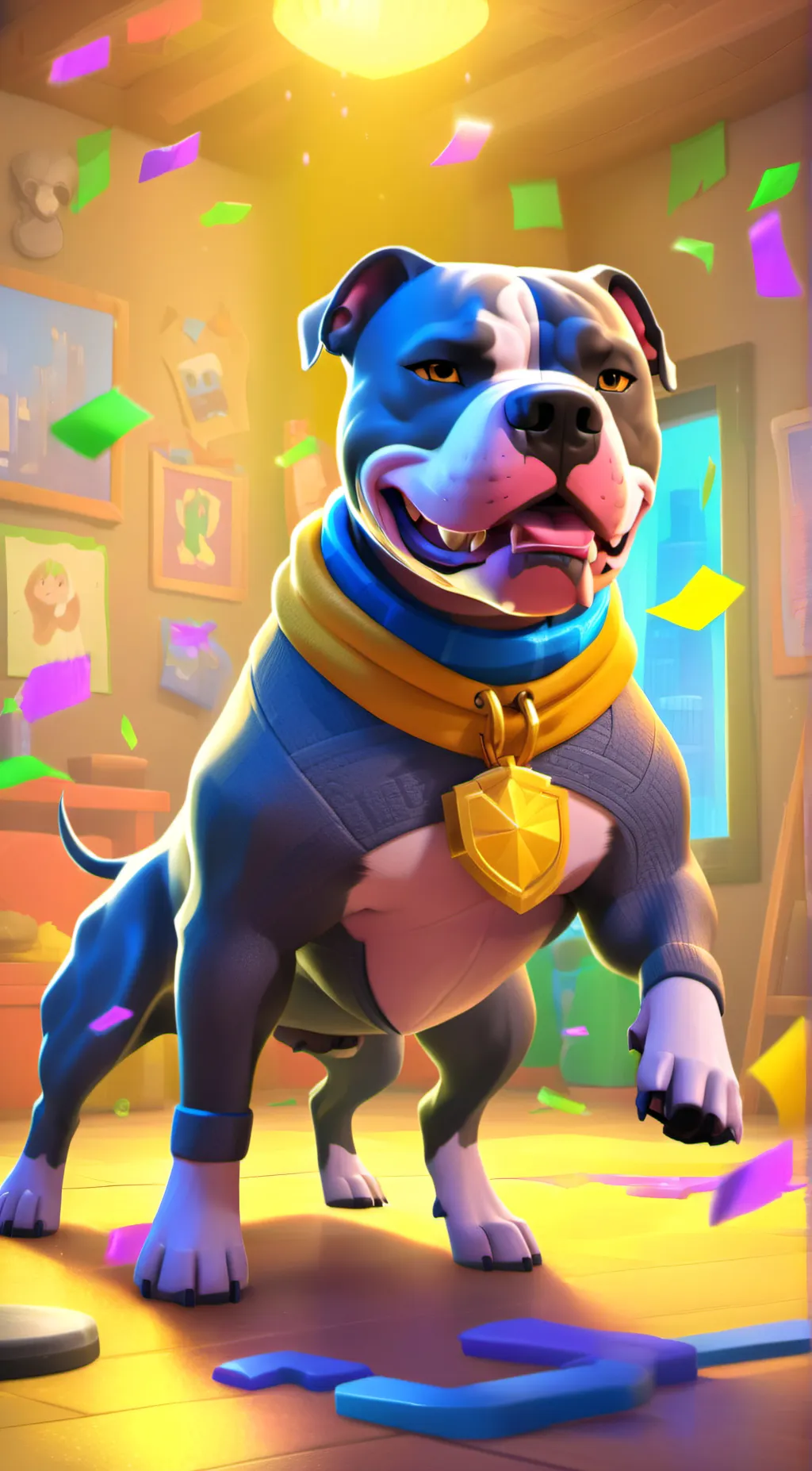 ai character: Pit king background