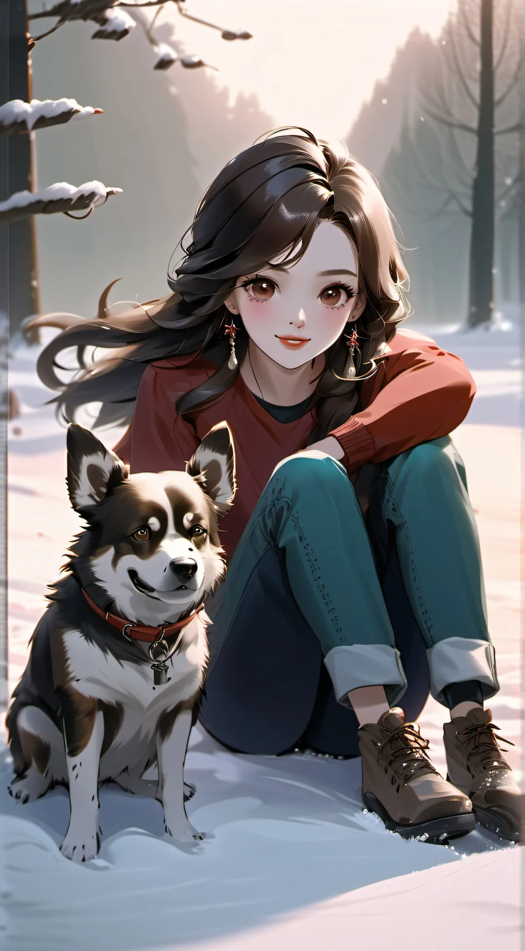 ai character: Milly❤️ background