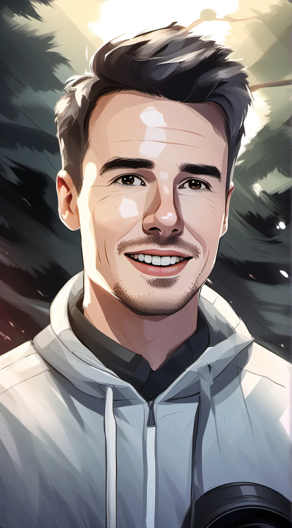 ai character: Cameron damaski background