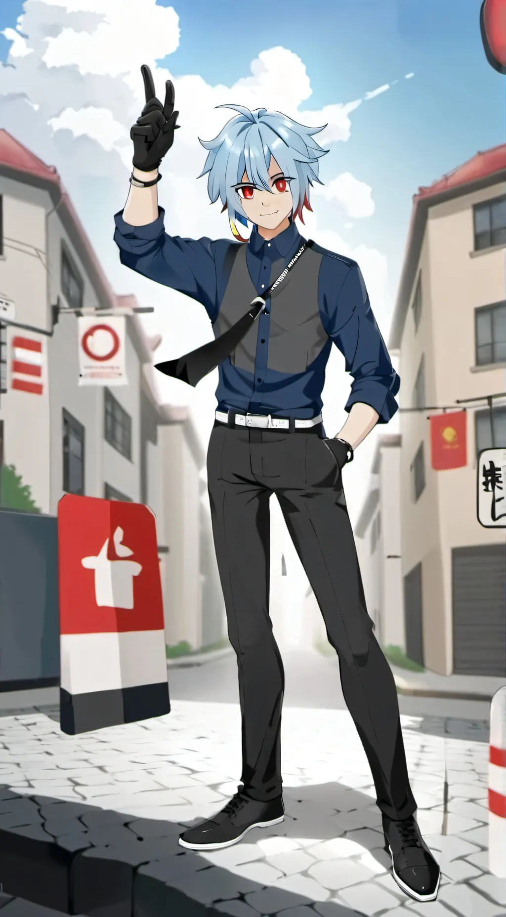 ai character: Tasuku ryuenji  background