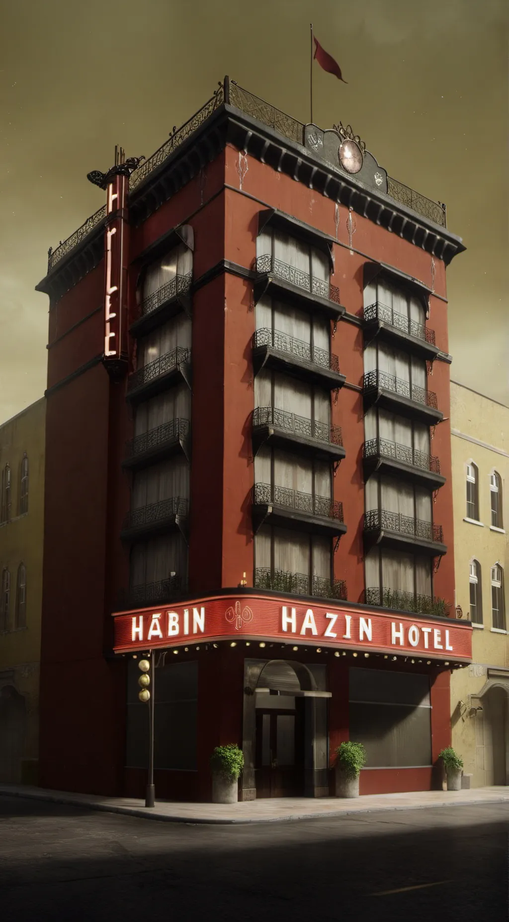 ai character: hazbin hotel<3 background