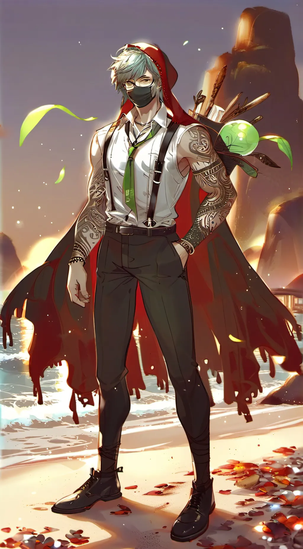 ai character: Blaze background