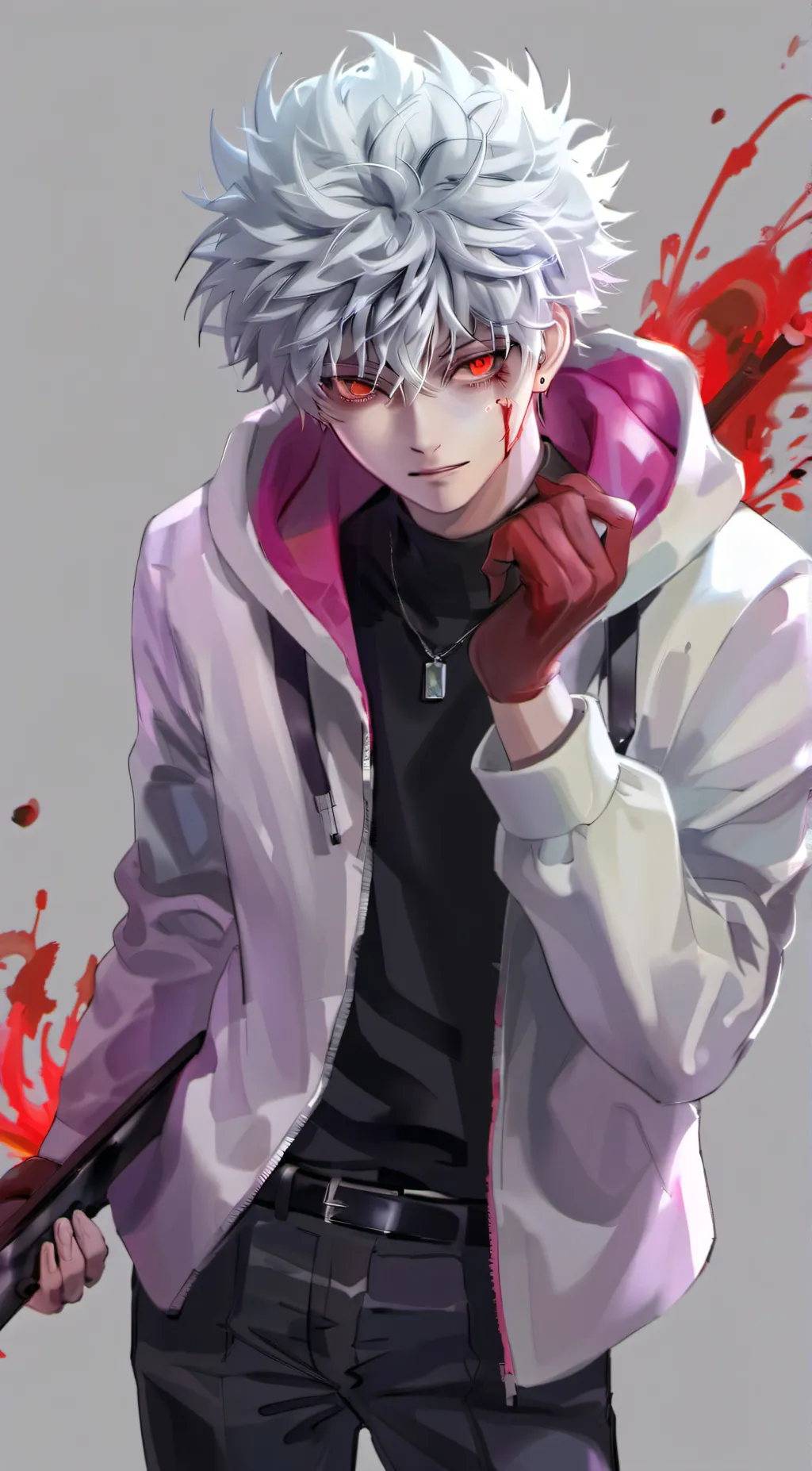 ai character: Killua Zoldyck  background