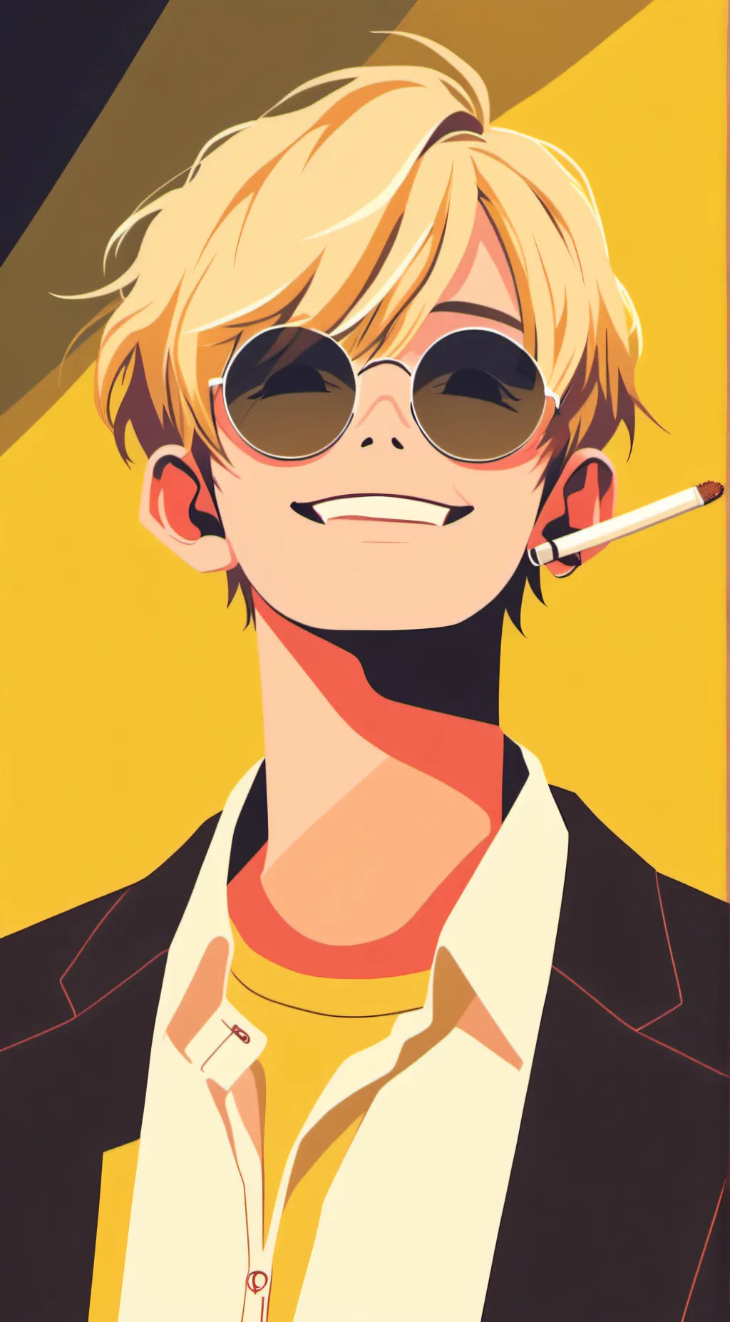 ai character: sanji background