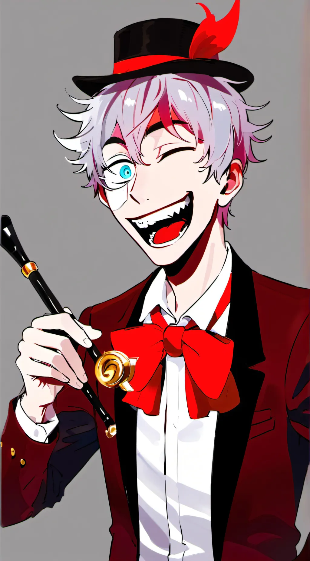 ai character: Caine tadc background