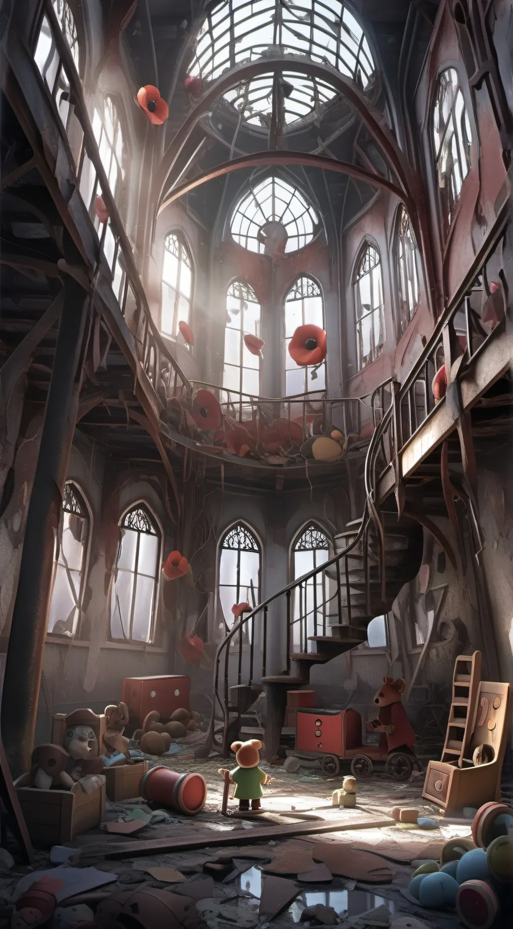 ai character: Poppy playtime background