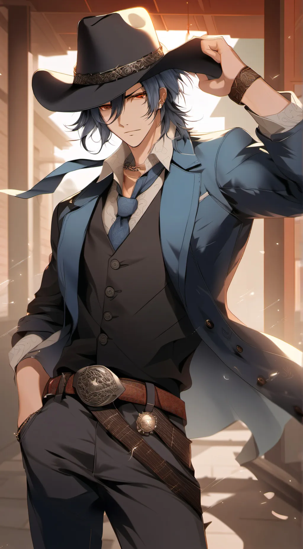 ai character: Alan  background