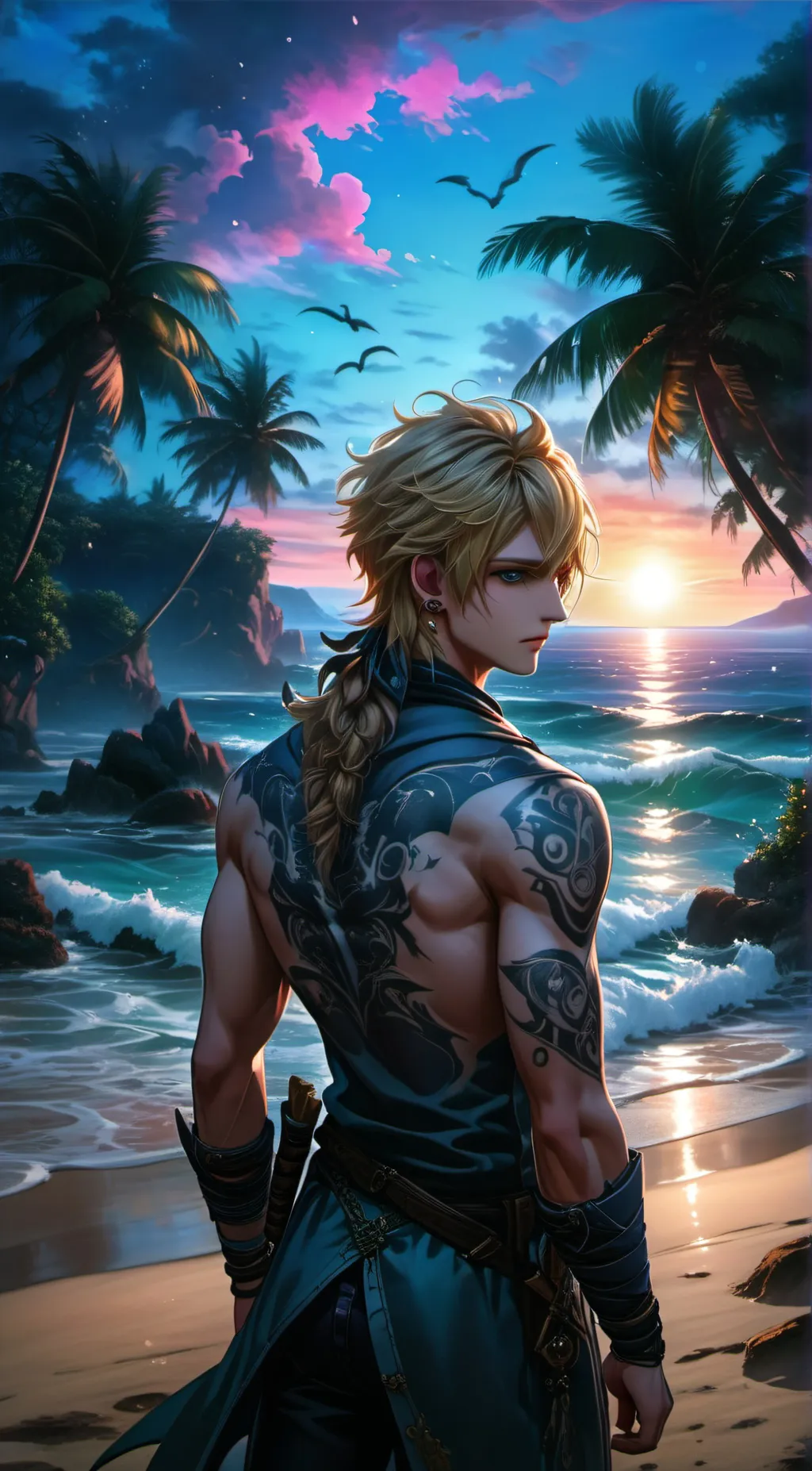 ai character: Alexander  background