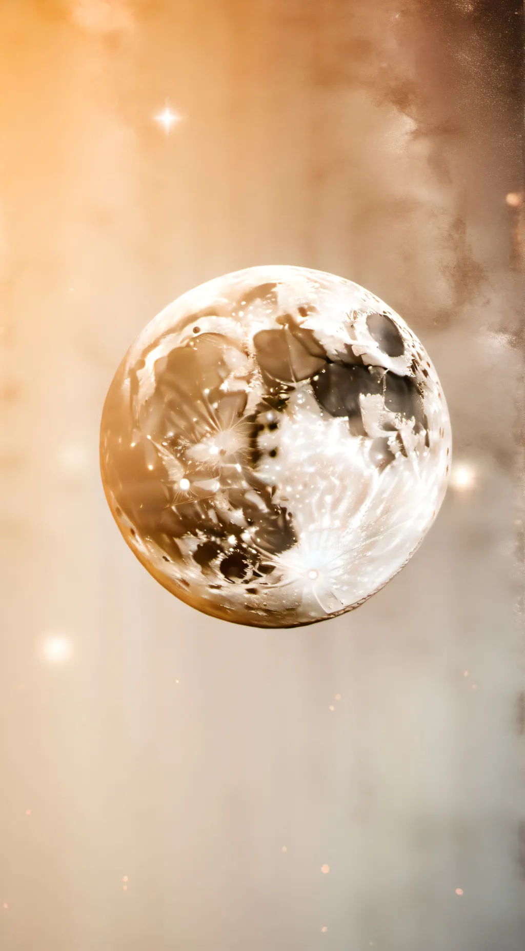 ai character: Moon background