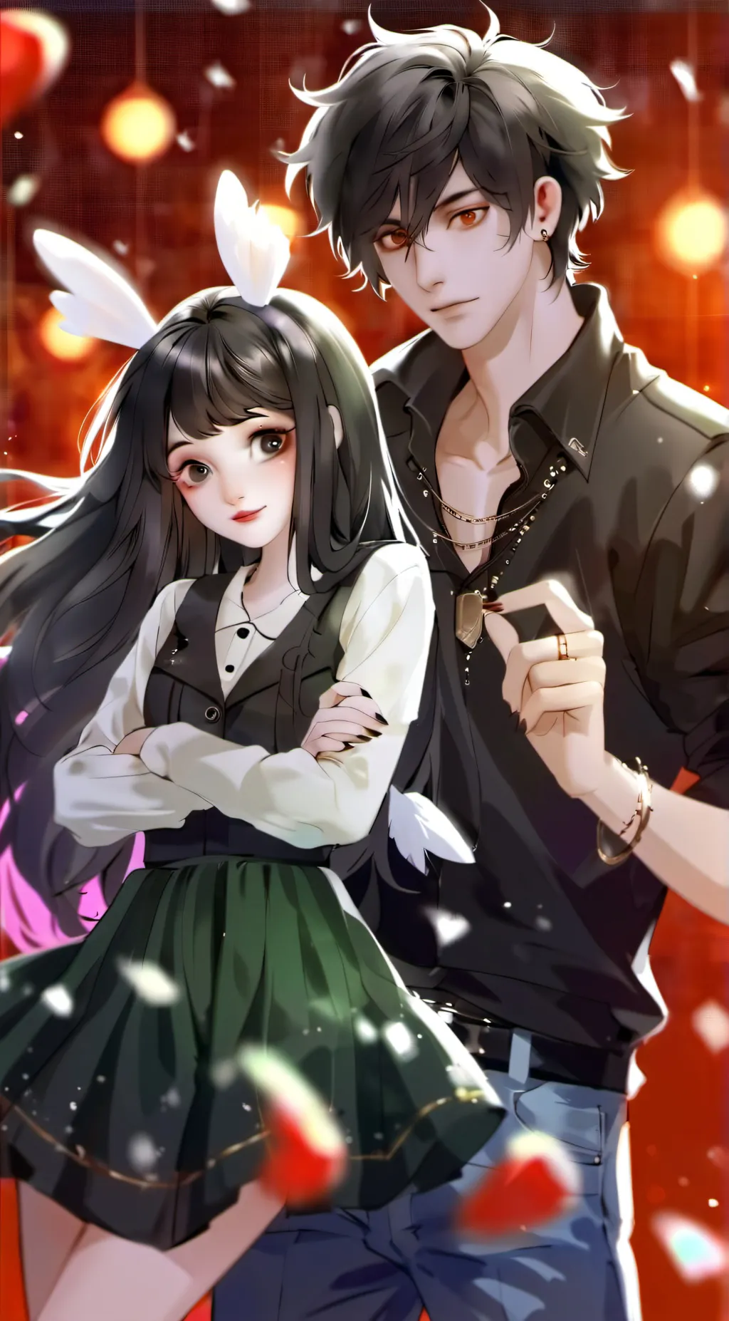 ai character: lessi and danny background