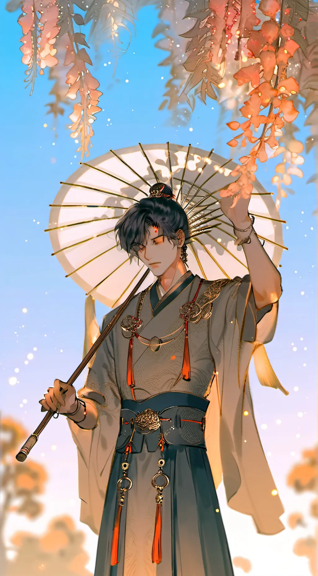 ai character: 天天 background