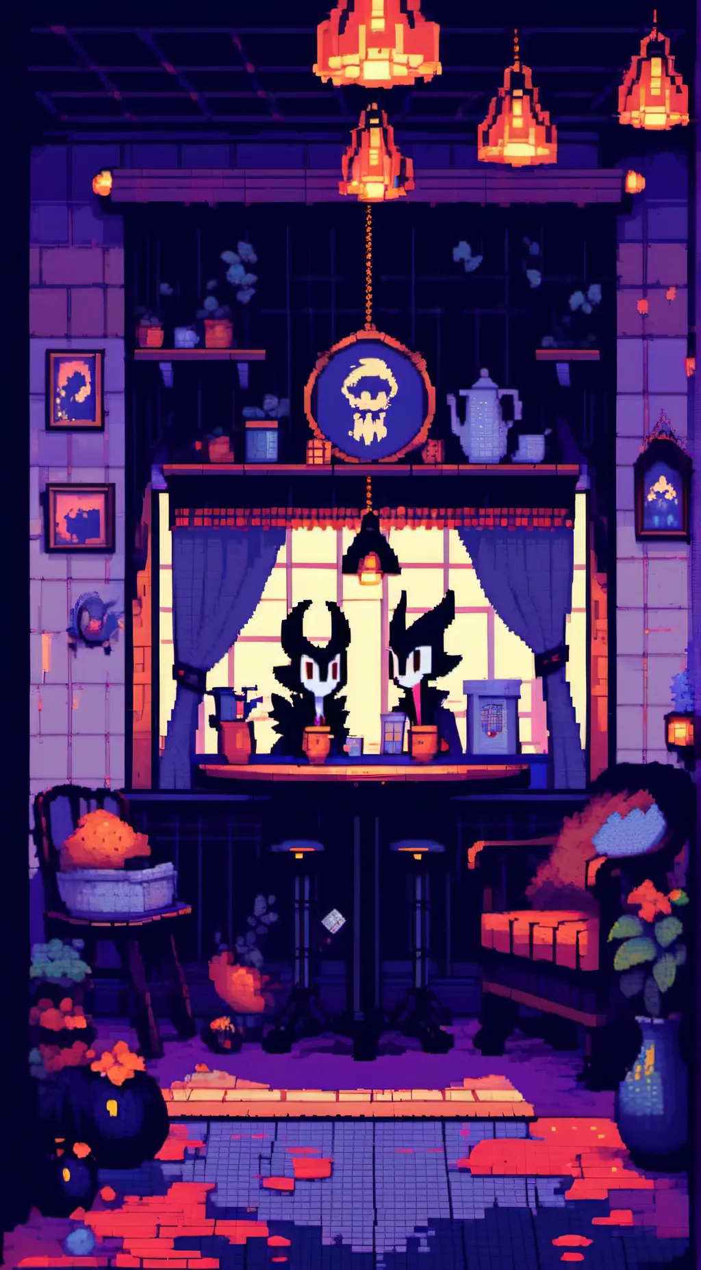 ai character: Hazbin Hotel (SUS) background
