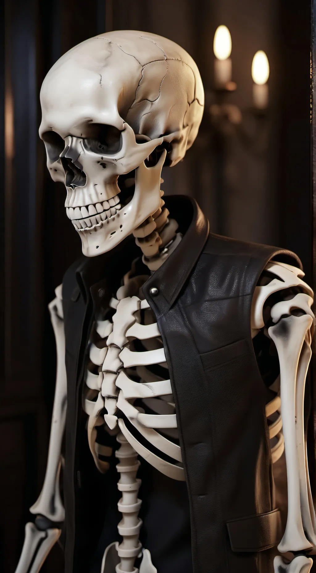 ai character: Wither skeleton background