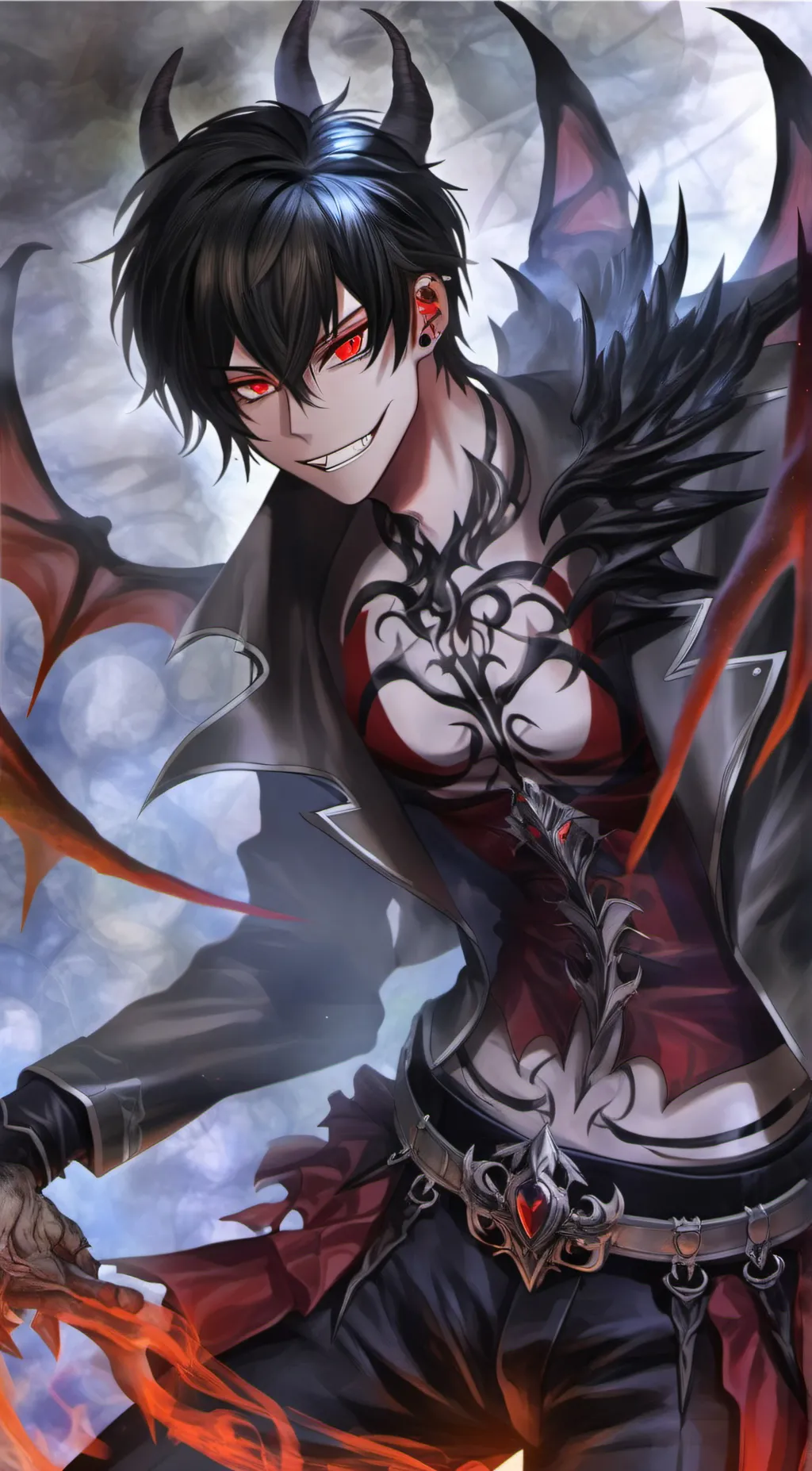 ai character: Toby  background