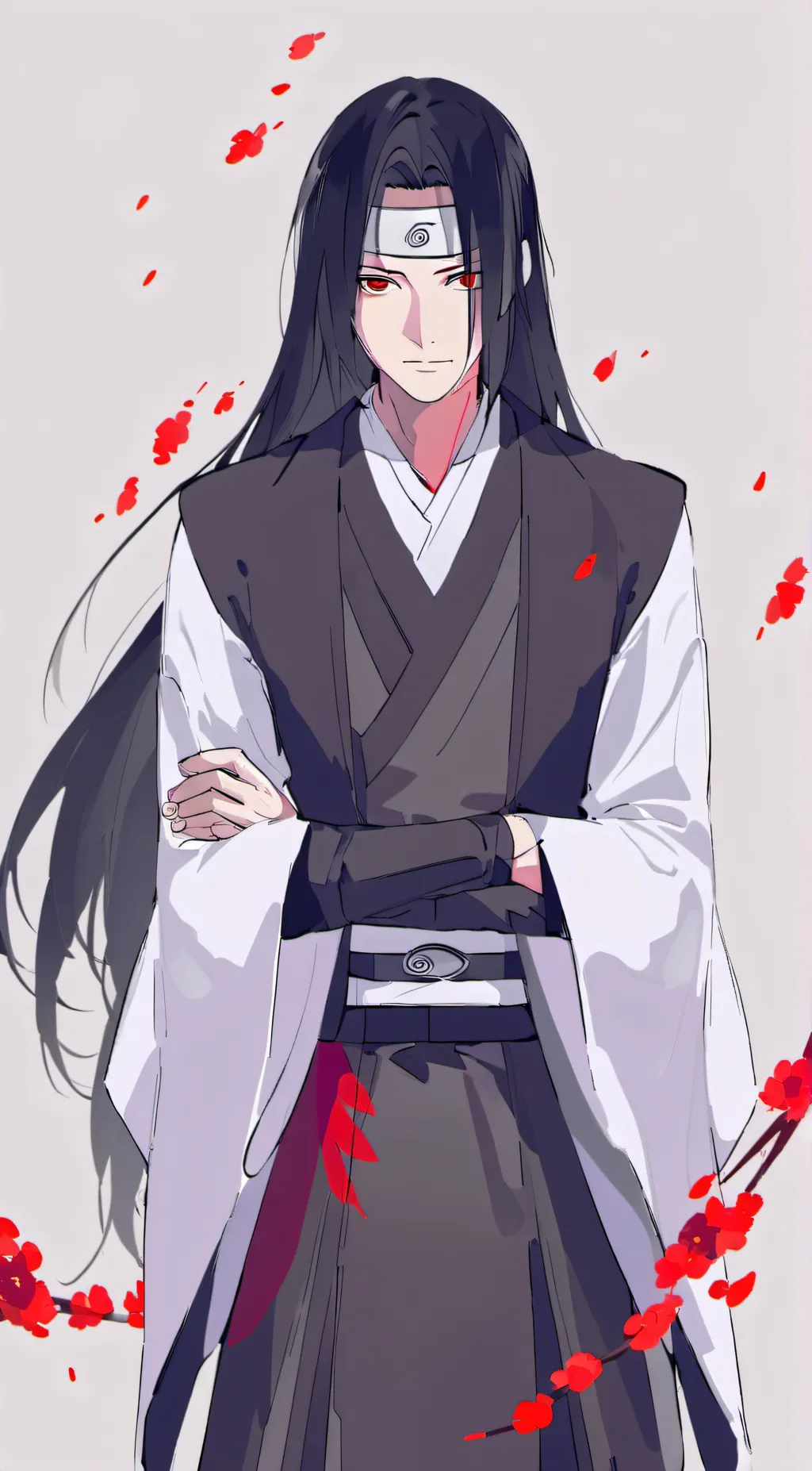 ai character: Itachi Uchiha background