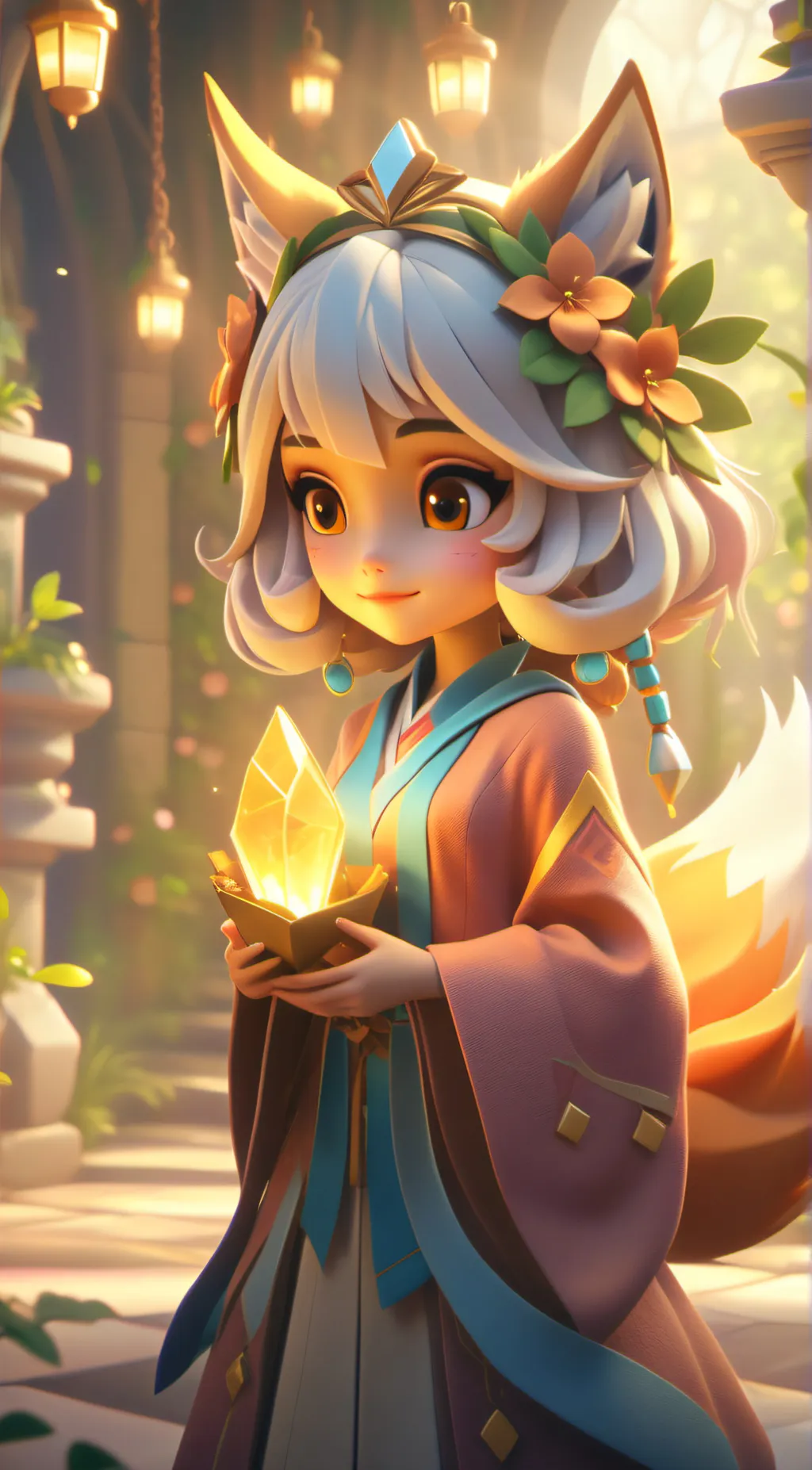 ai character: Lilly  background