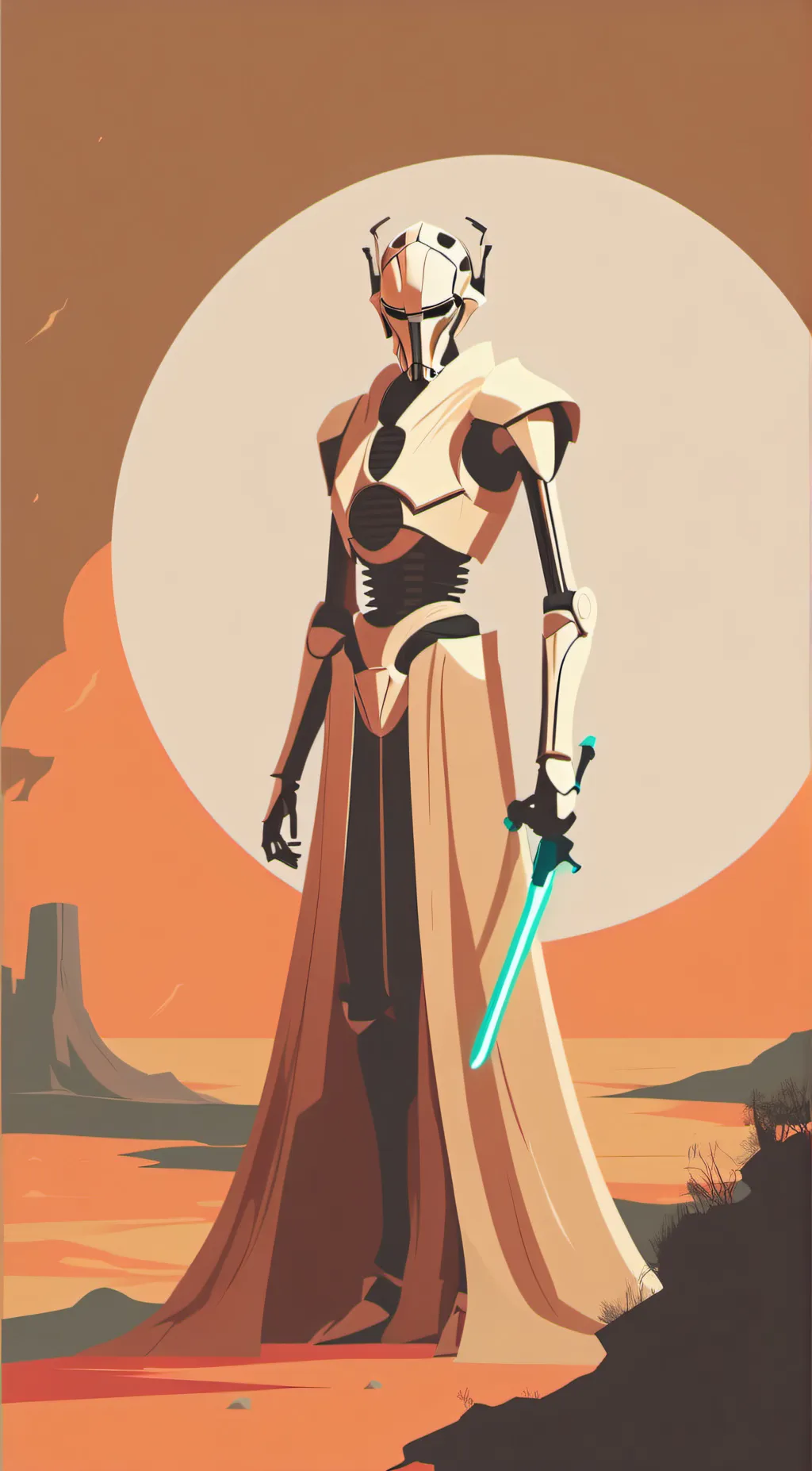 ai character: General Grievous background