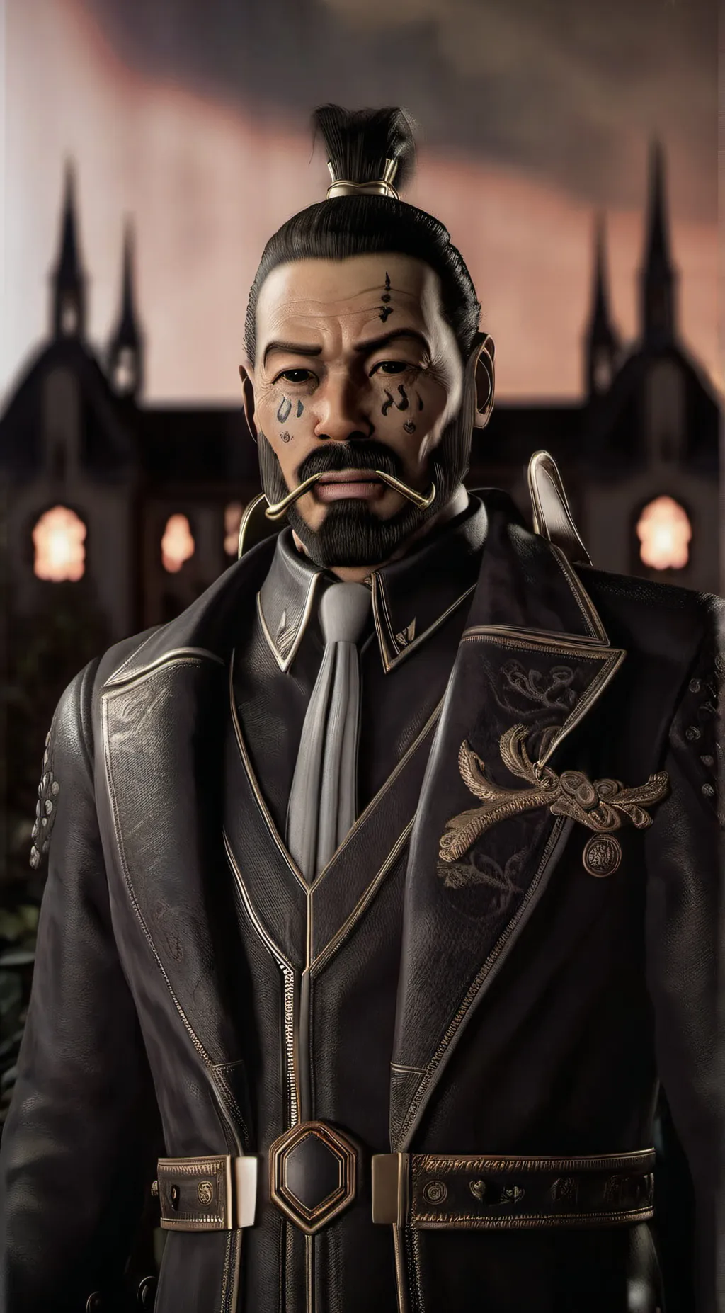 ai character: Rose background