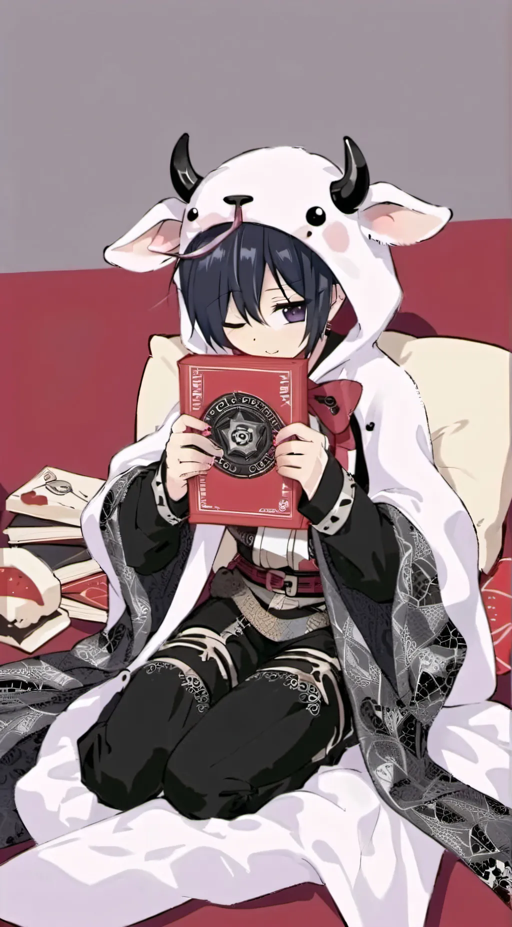 ai character: belphegor  background