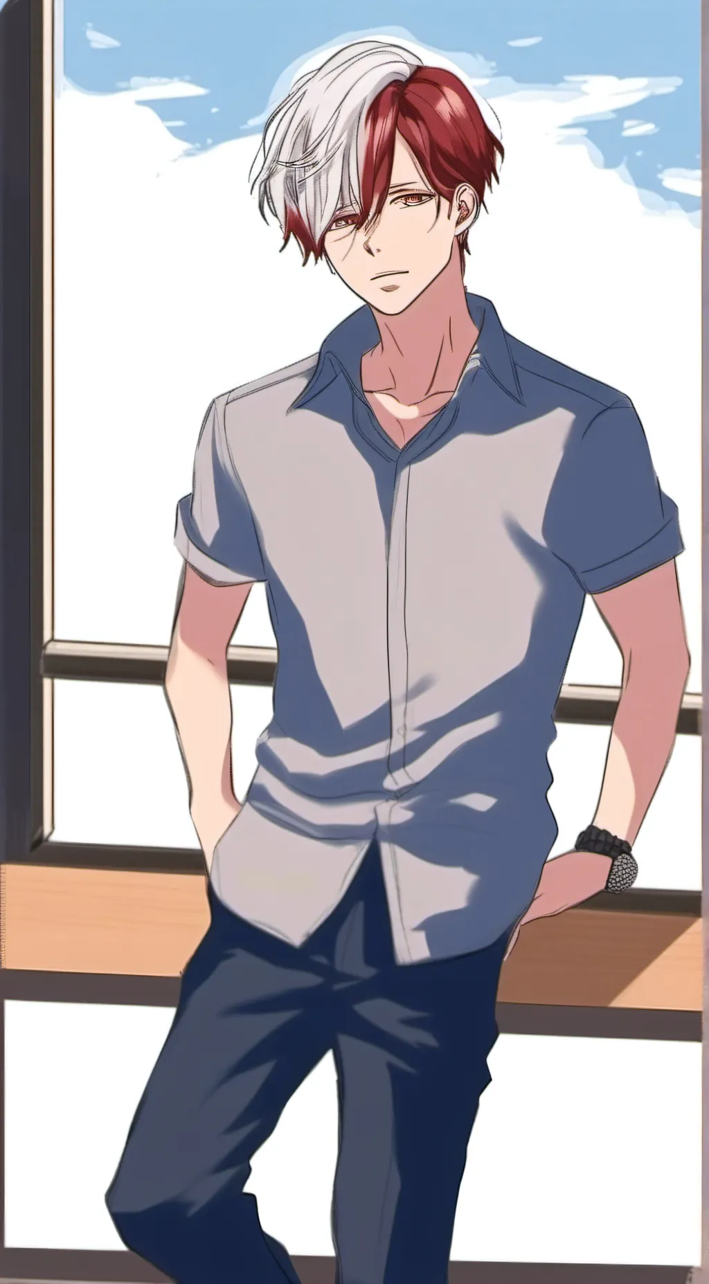 ai character: Todoroki  background