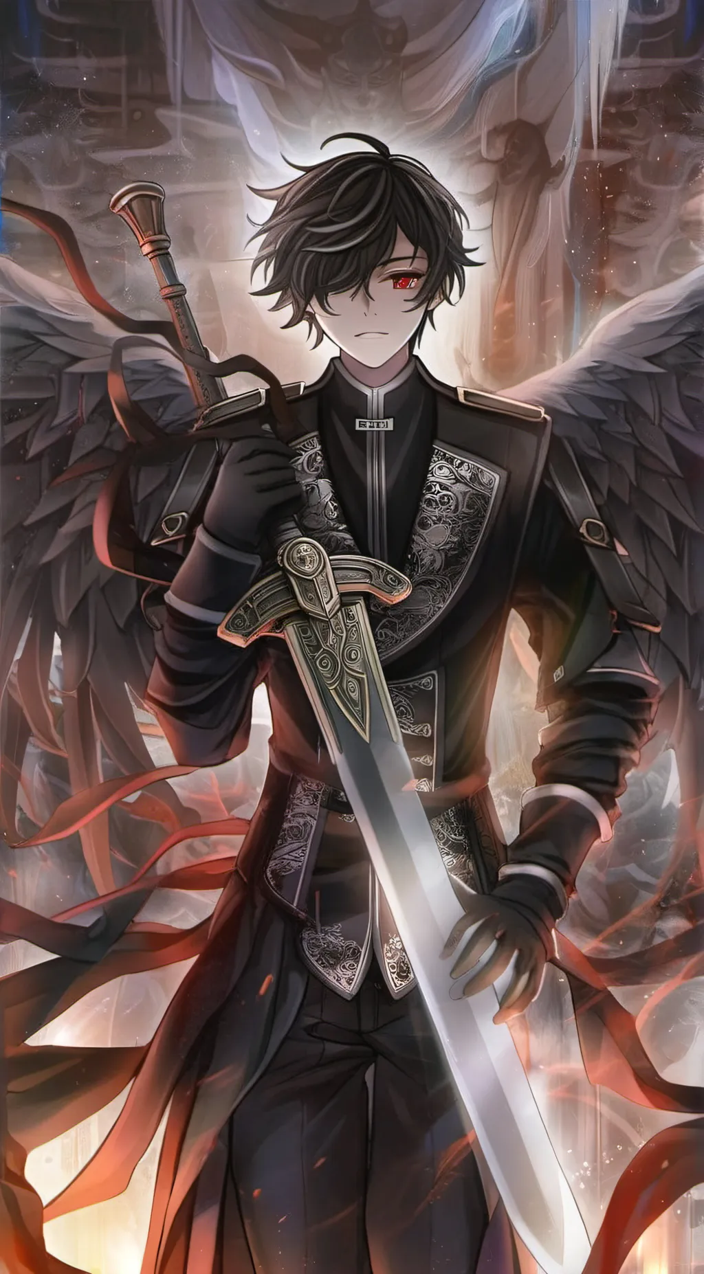ai character: Ray background