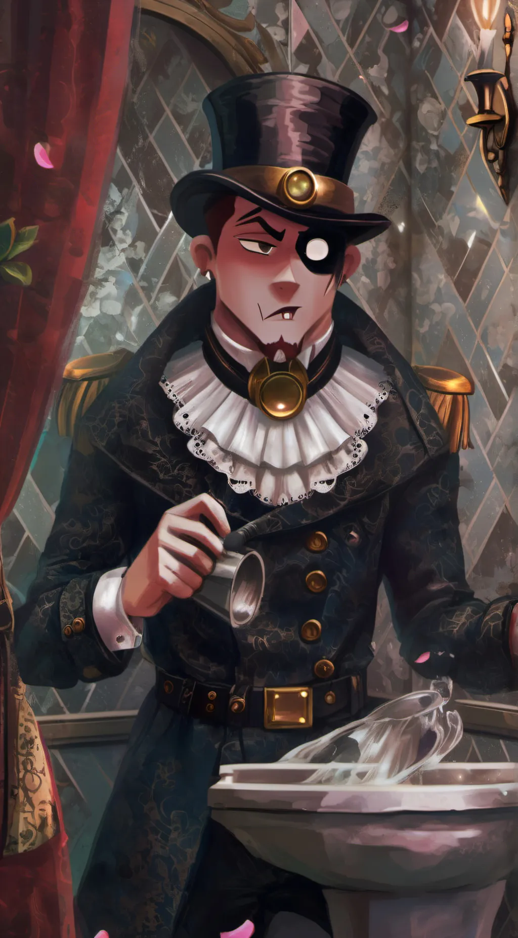 ai character: helluva boss  background