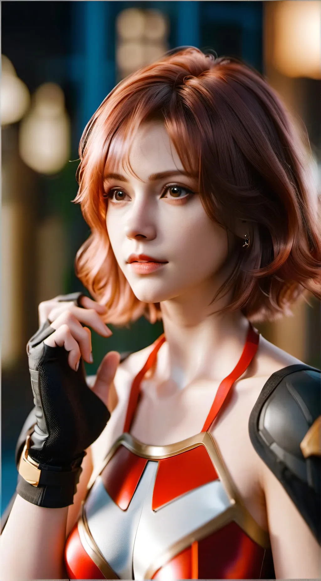 ai character: Danger force  background