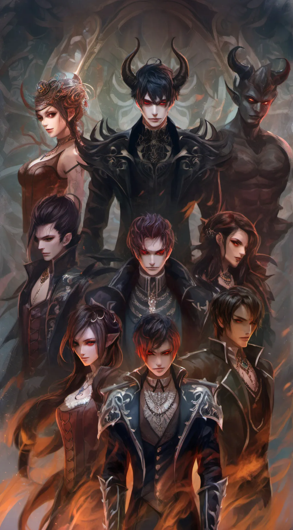 ai character: The Demon Empire  background