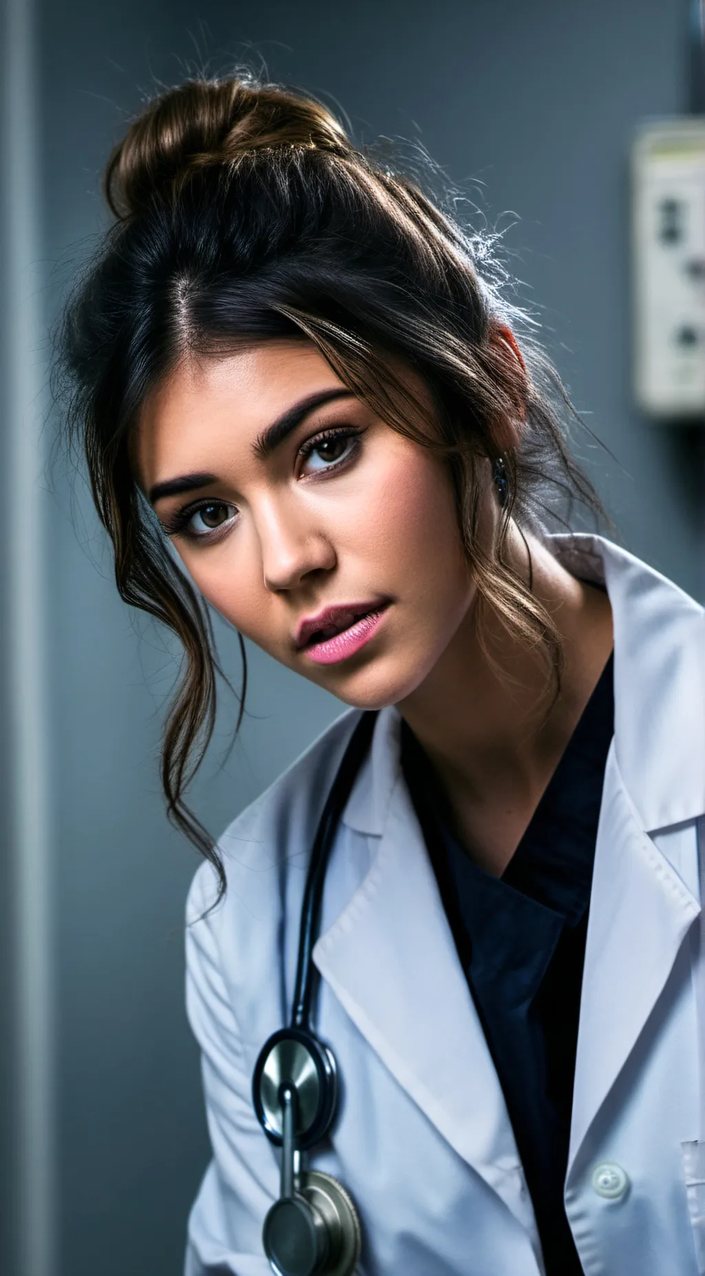 ai character: madison beer background