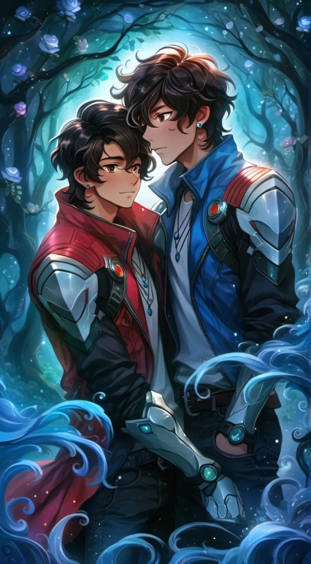 ai character: Keith+Lance background