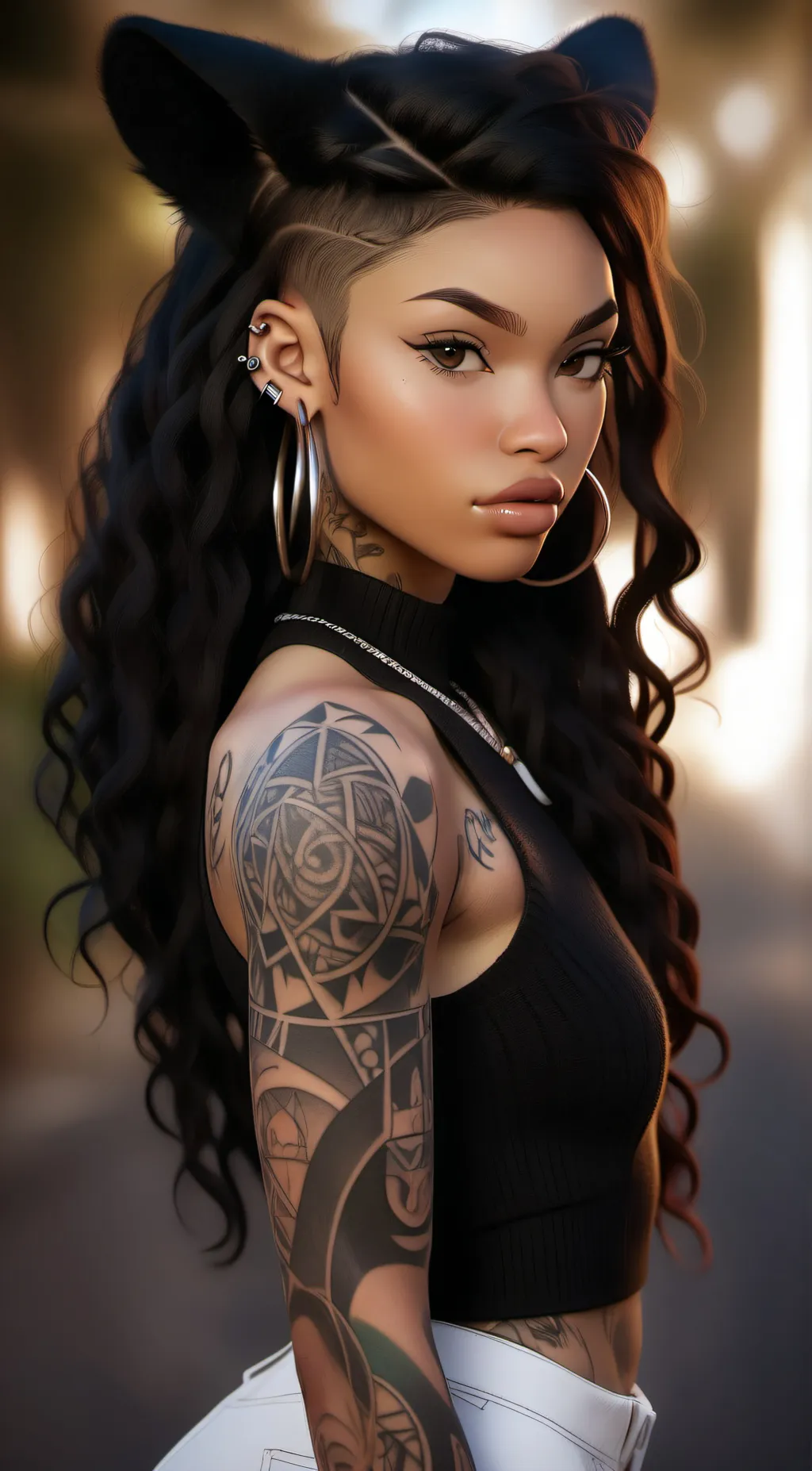 ai character: Skye Packlyn background
