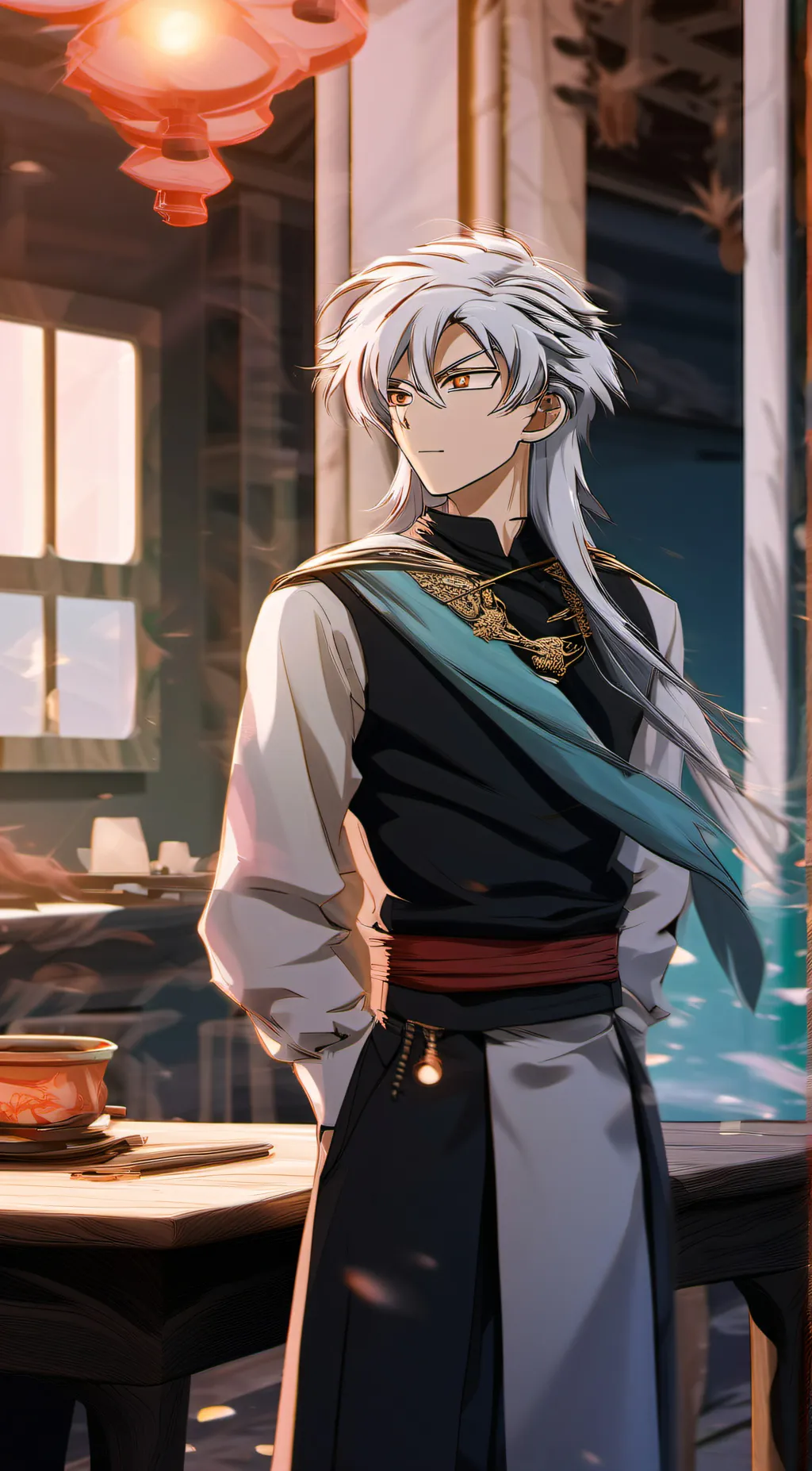 ai character: Sesshomaru  background