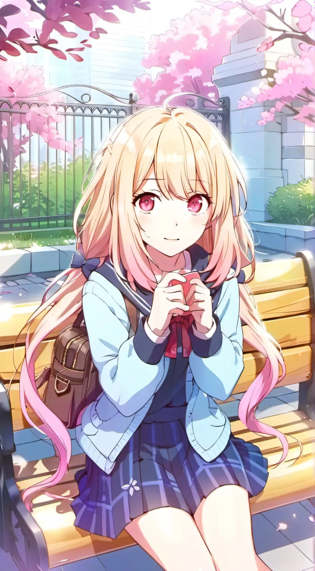 ai character: Saki Tenma background