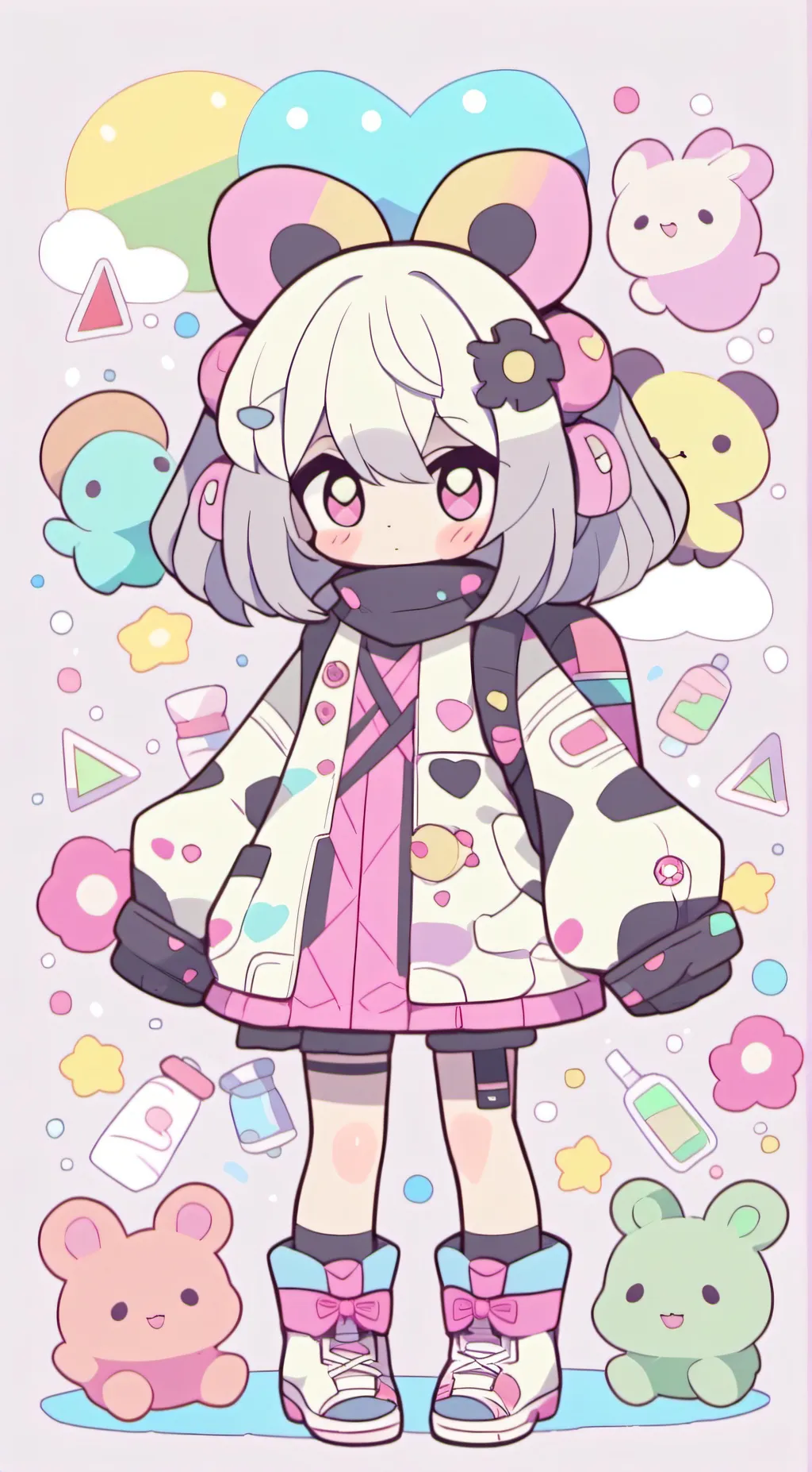 ai character: mocha background