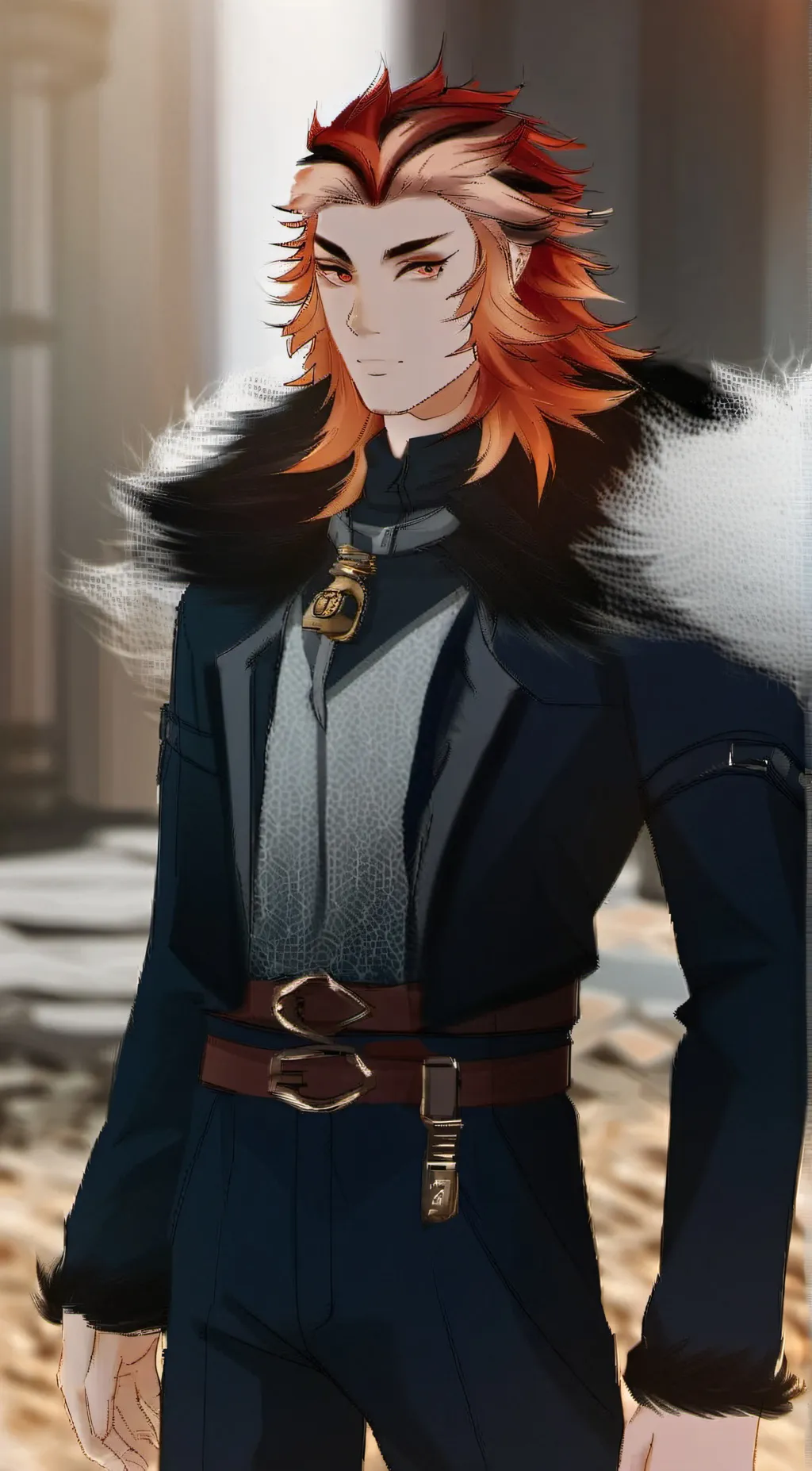 ai character: rengoku background