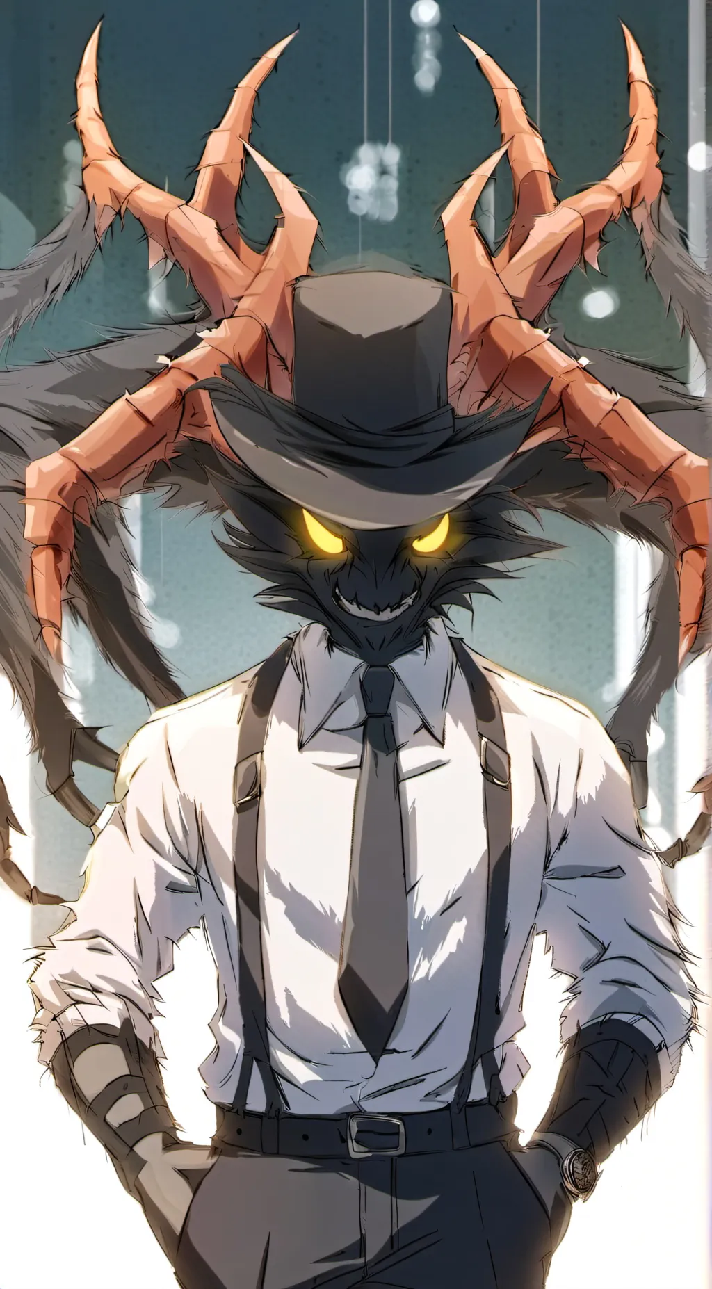 ai character: Arachnid background