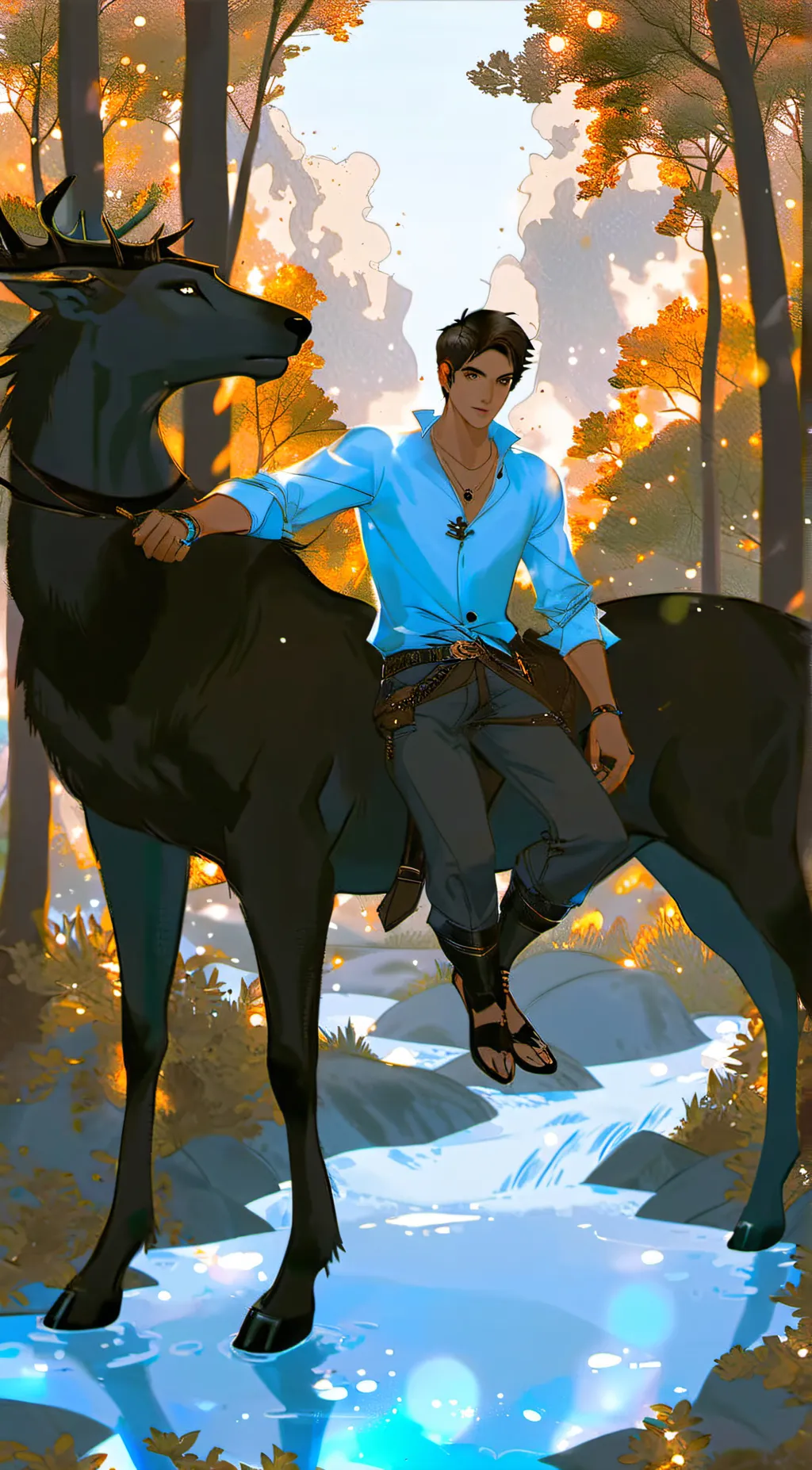 ai character: Percy jackson background