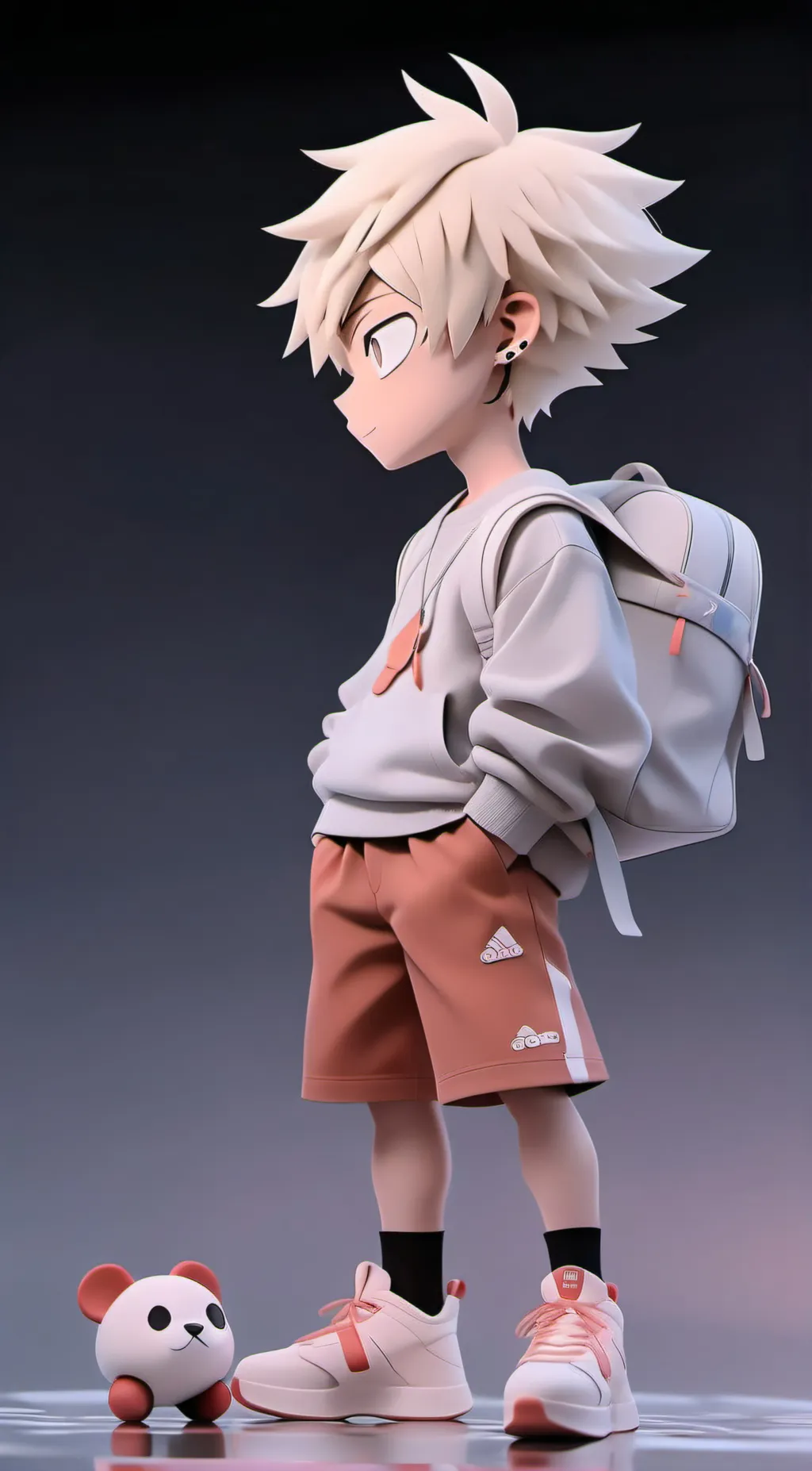 ai character: Bakugo past self background